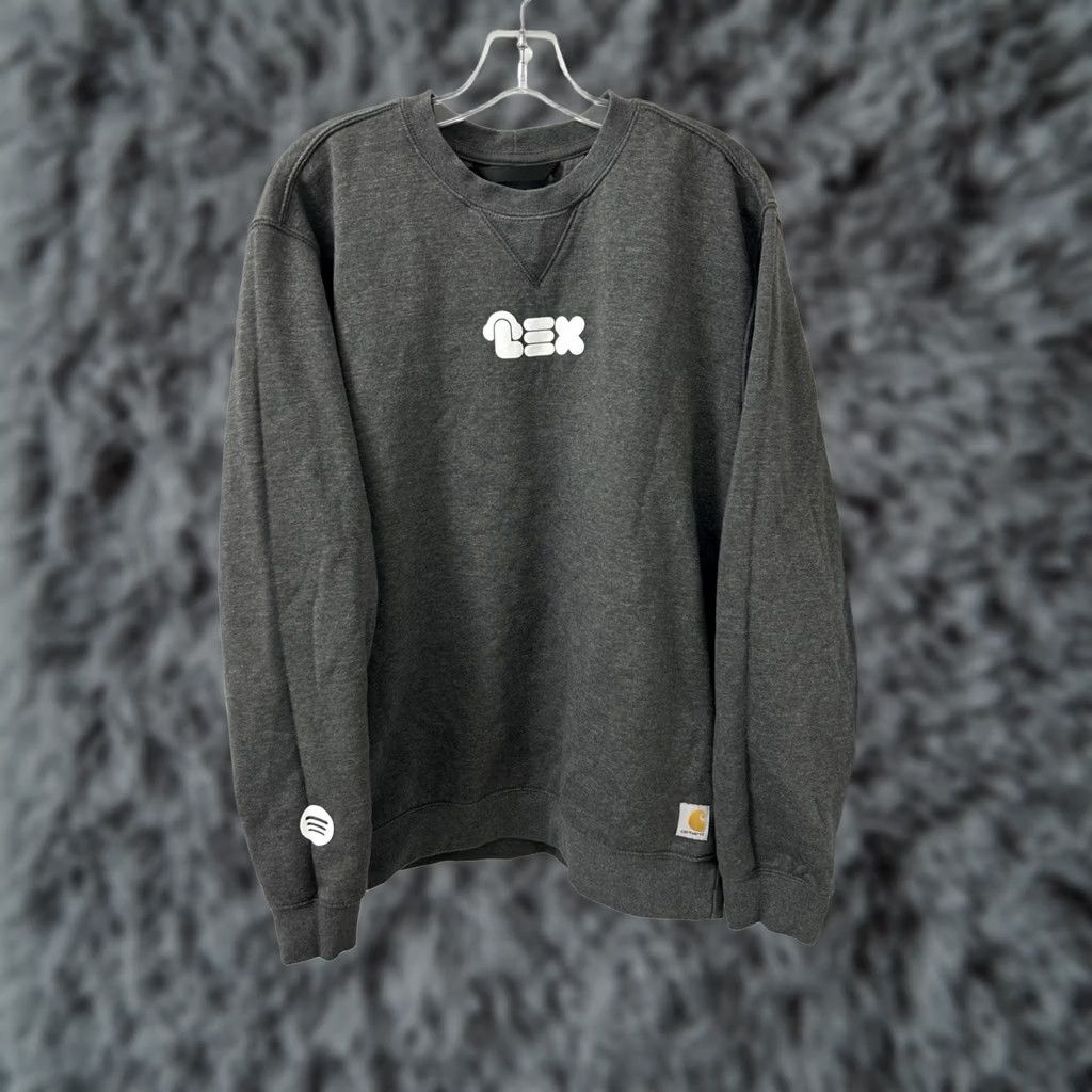 Carhartt Carhartt Pullover Sweatshirt L Mens Gray Spotify Logo Graphic Heavyweight Fleece All Seasons Crew Neck L/S Size US L / EU 52-54 / 3 - 1 Thumbnail