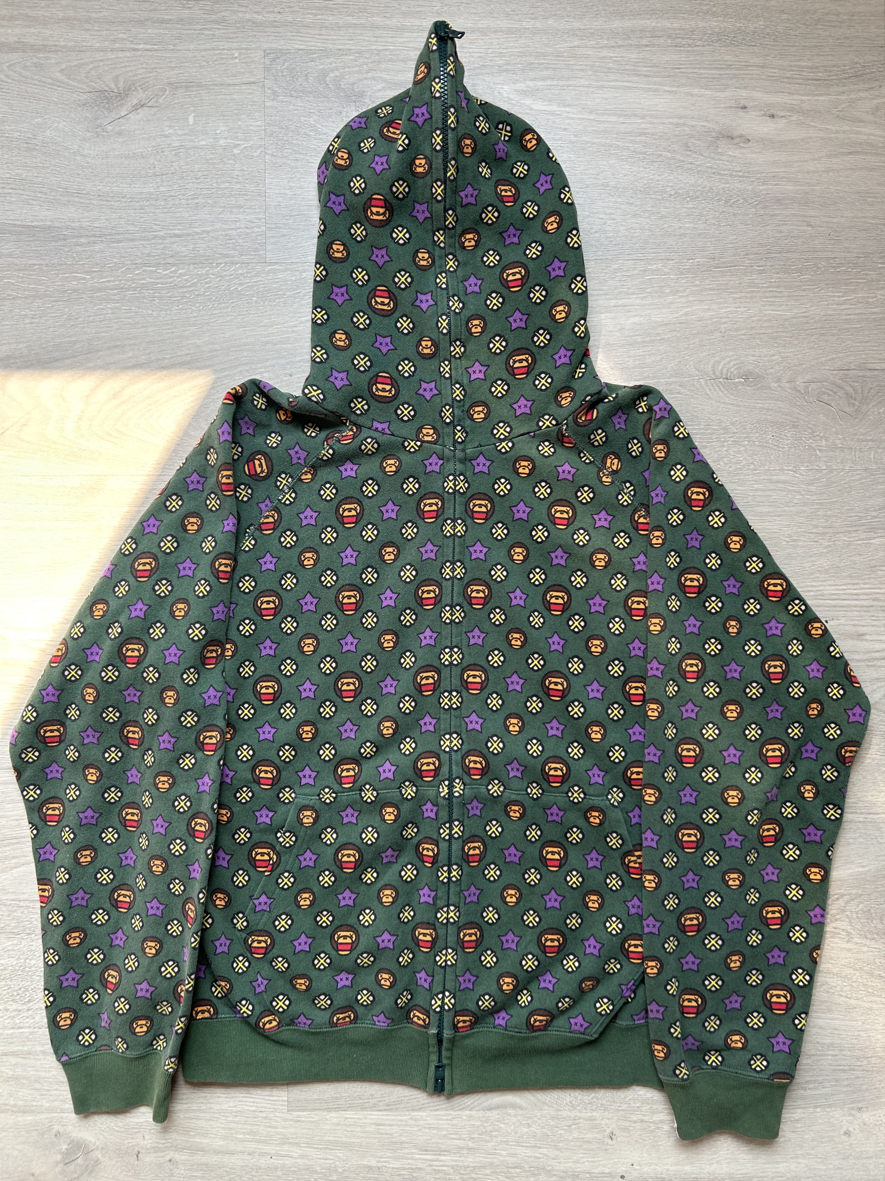 Bape × Kaws Bape x Kaws Baby Milo Animal Kingdom Full Zip Hoodie