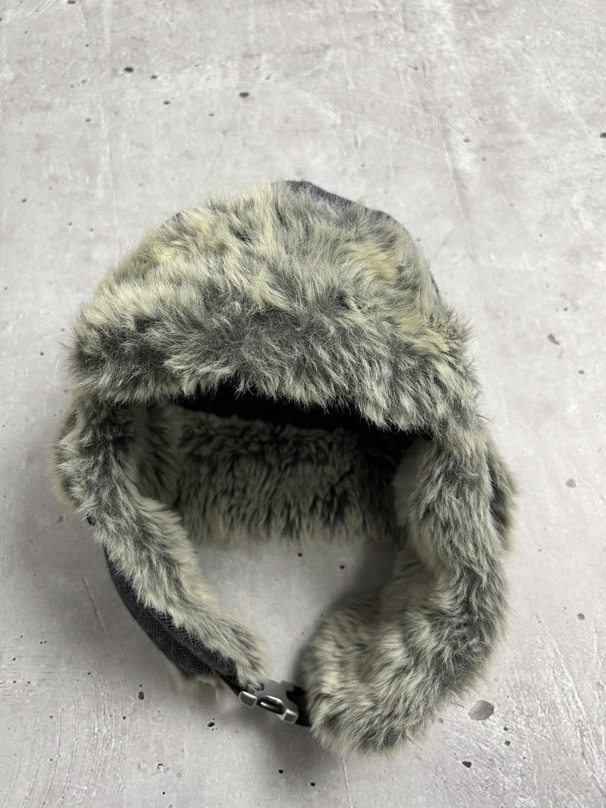 Japanese Brand Vintage Y2K Fuzzy Fur Ushanka Hat Size ONE SIZE - 4 Thumbnail
