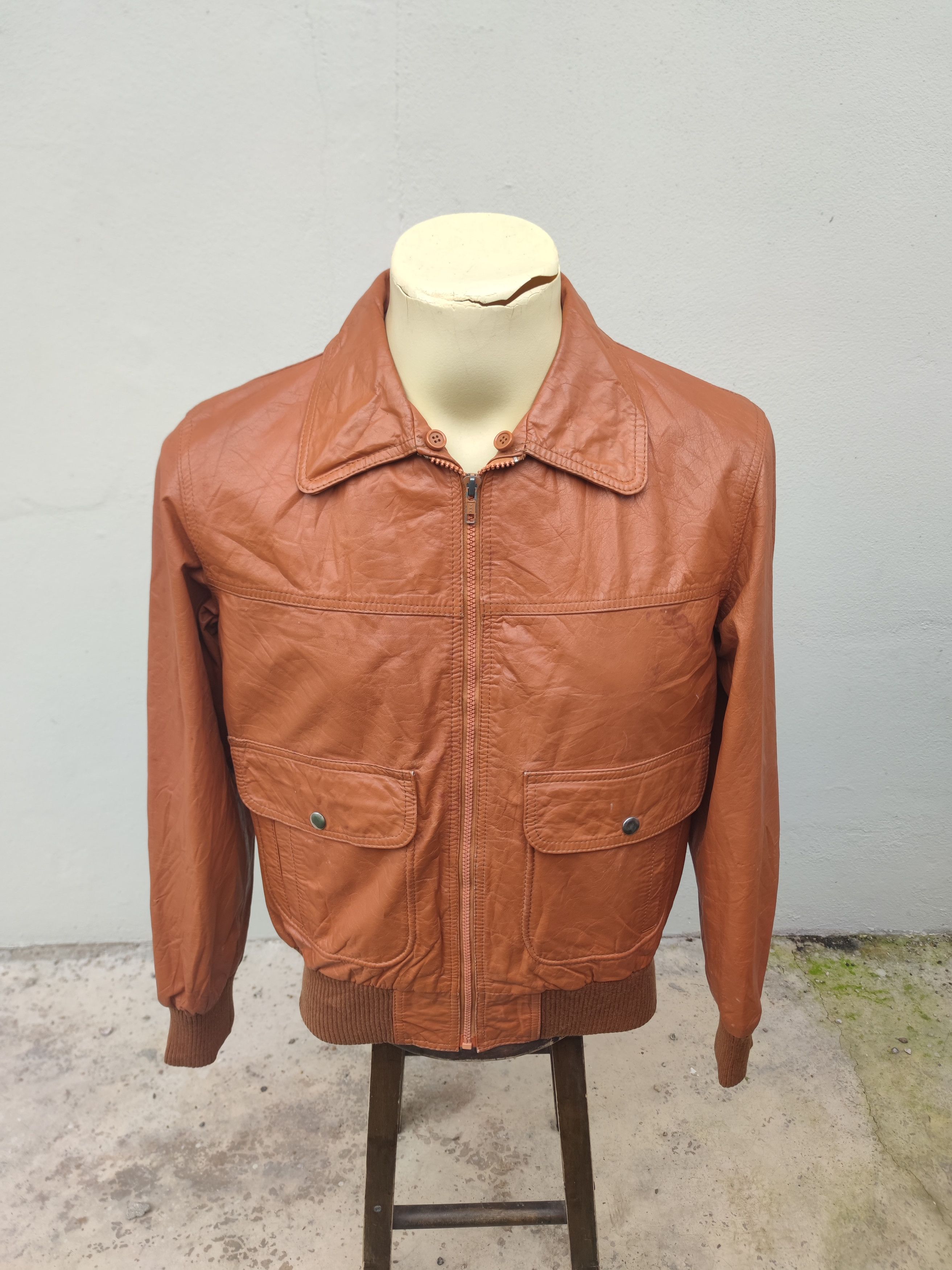 Vintage Vintage Crae Carlyle Cowhide Leather Jacket Size US M / EU 48-50 / 2 - 5 Thumbnail
