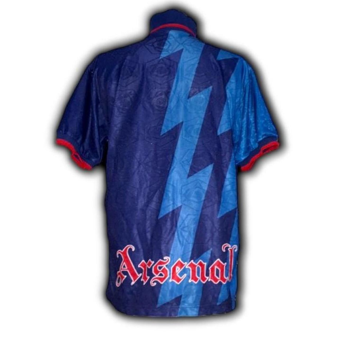 Nike Fc Arsenal England 1995 1996 Away Shirt Jersey Size US M / EU 48-50 / 2 - 2 Thumbnail