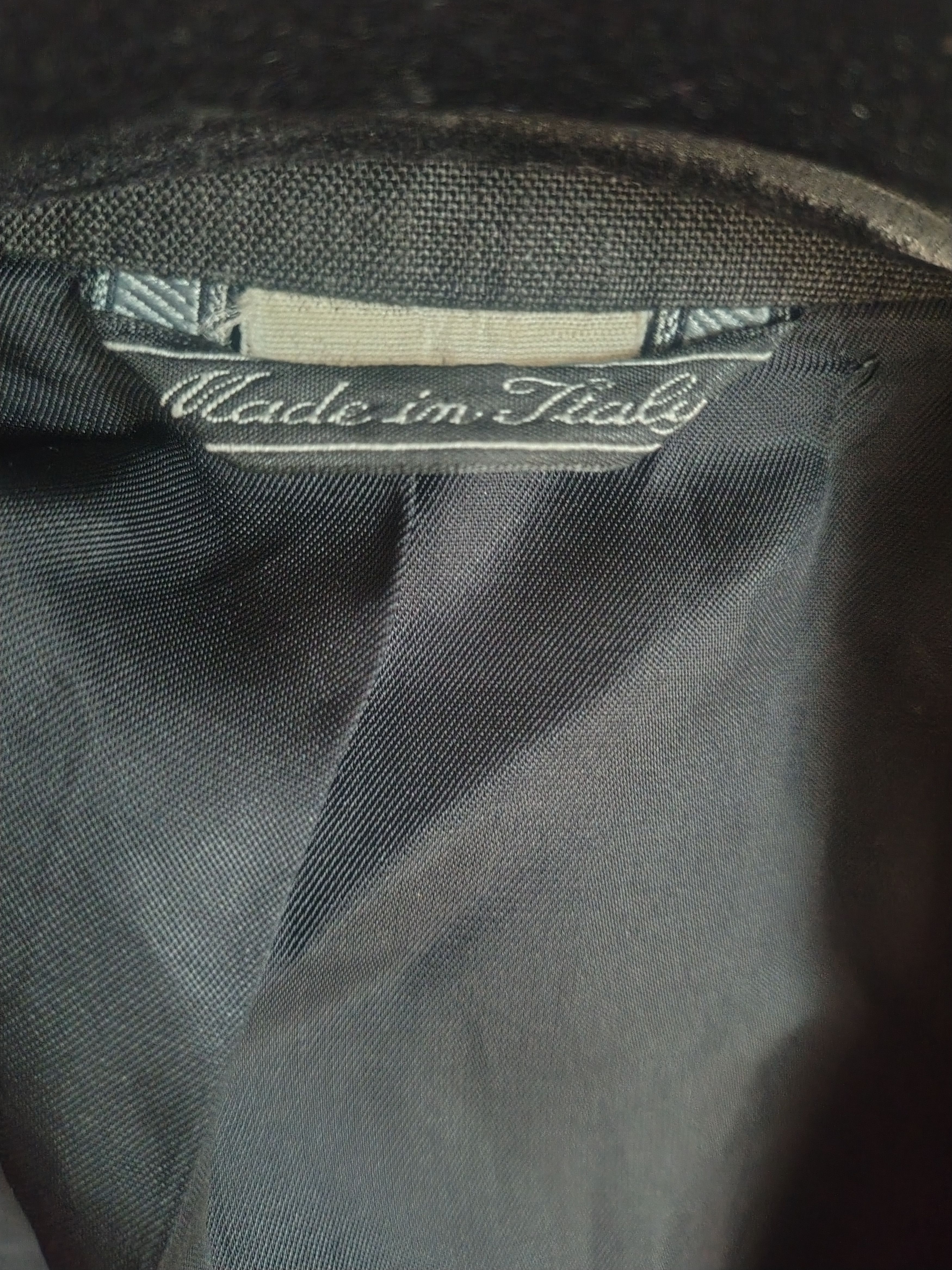Versace Vintage Gianni Versace "Zipped" Linen-Texture Blazer Size 40R - 5 Thumbnail