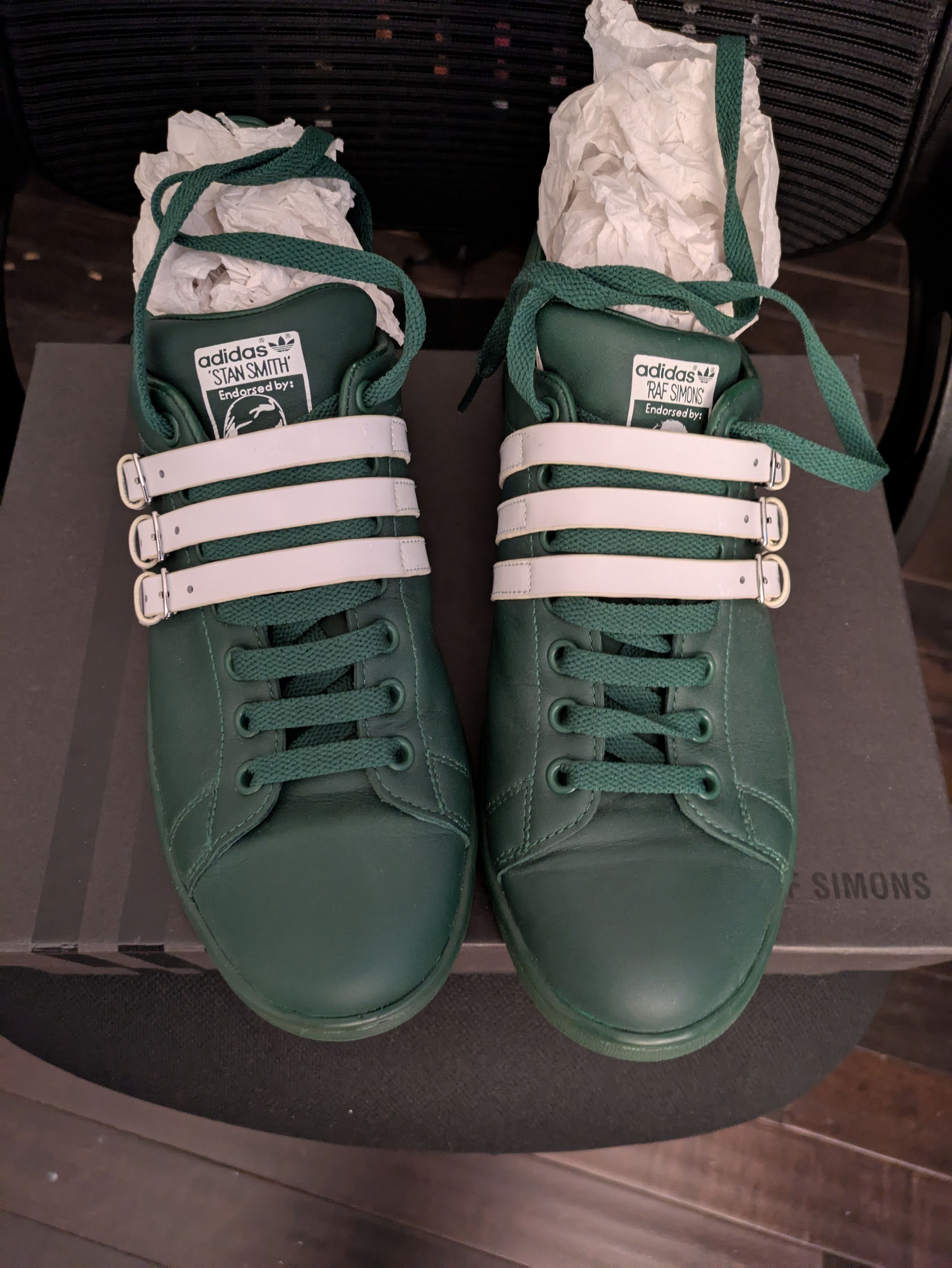Adidas × Raf Simons Raf Simons Adidas Straps Leather Stan Smith Size US 9 / EU 42 - 3 Thumbnail