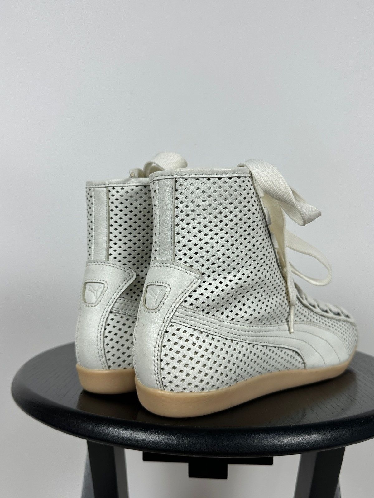 Puma Vintage Puma Y2K Speedcat Hi Top Leather Sneakers Size US 10 / IT 40 - 4 Thumbnail
