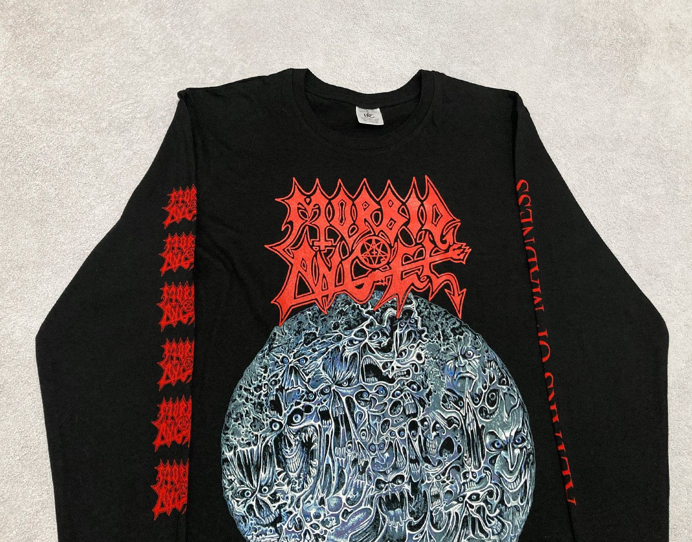Band Tees Long sleeve Morbid Angel - Altars Of Madness - metal band Size US M / EU 48-50 / 2 - 2 Thumbnail