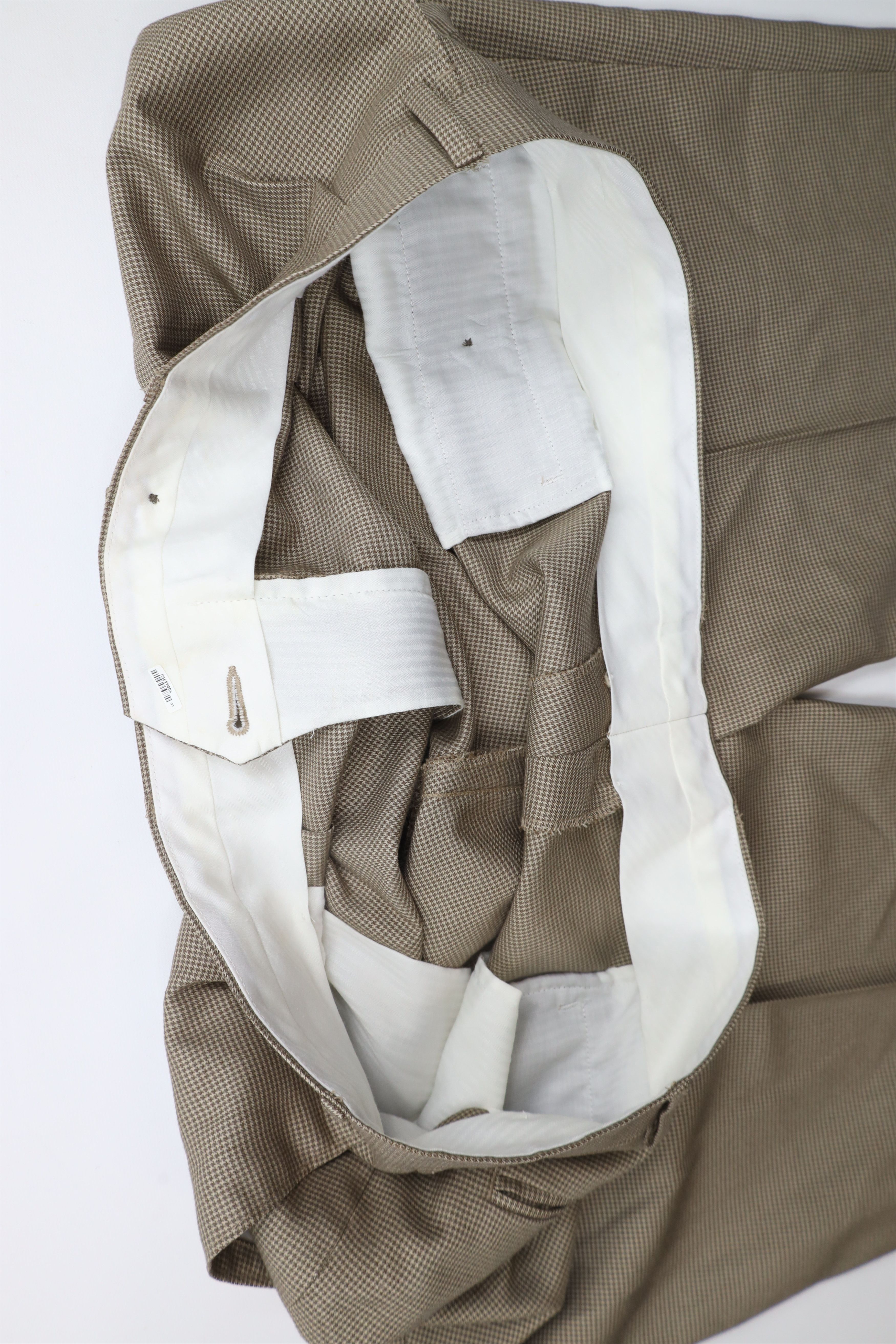 Ralph Lauren × Vintage Vintage 90s Ralph Lauren Houndstooth Wide Leg Chino Pants Size US 42 / EU 58 - 9 Thumbnail