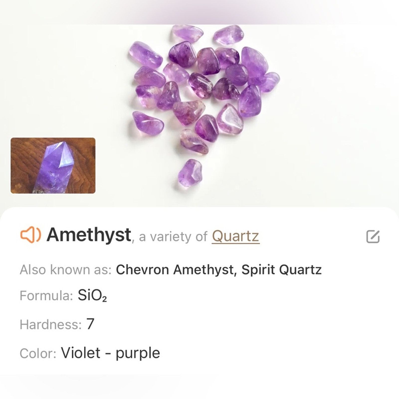 Handmade Faceted genuine amethyst paper weight healing stone Size ONE SIZE - 8 Thumbnail