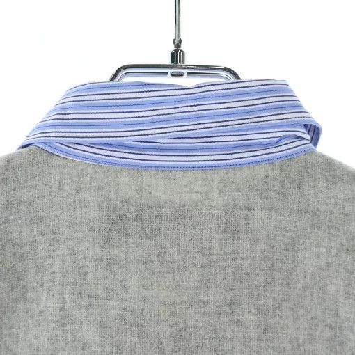 Comme des Garcons Homme Plus Shirt Back Switch Striped Long Sleeve Size US XS / EU 42 / 0 - 4 Thumbnail