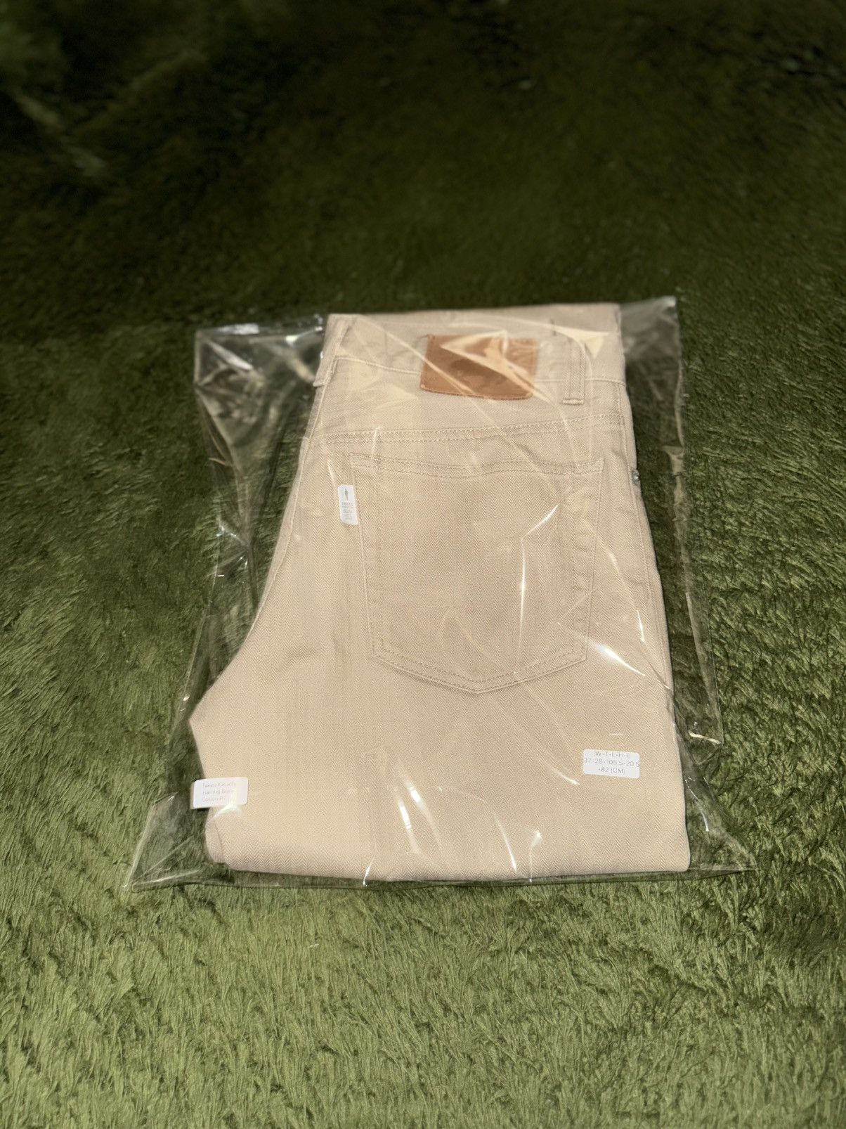Takeo Kikuchi [2] Takeo Kikuchi Herringbone 5-Pocket Cotton Pants Beige Size US 29 - 12 Thumbnail