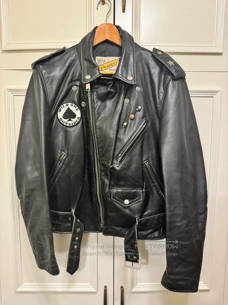Schott Schott Cable-stayed locomotive leather jacket Size US L / EU 52-54 / 3 - 1 Thumbnail