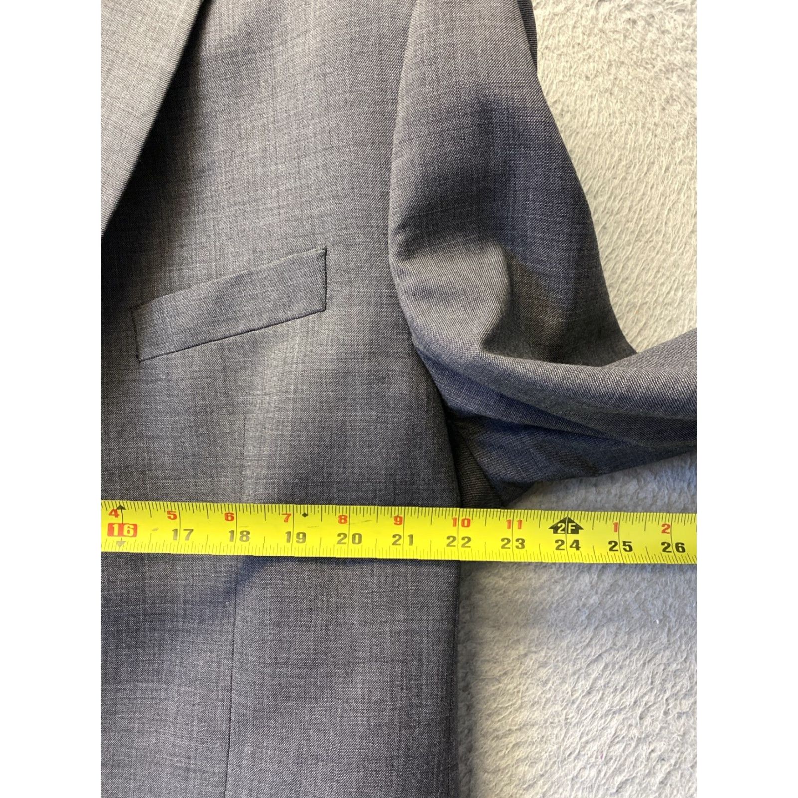 Ralph Lauren VINTAGE Ralph Lauren RLX Blazer Jacket Gray Wool Size 44 Regular Mens Preppy Classic Size US XXL / EU 58 / 5 - 4 Thumbnail