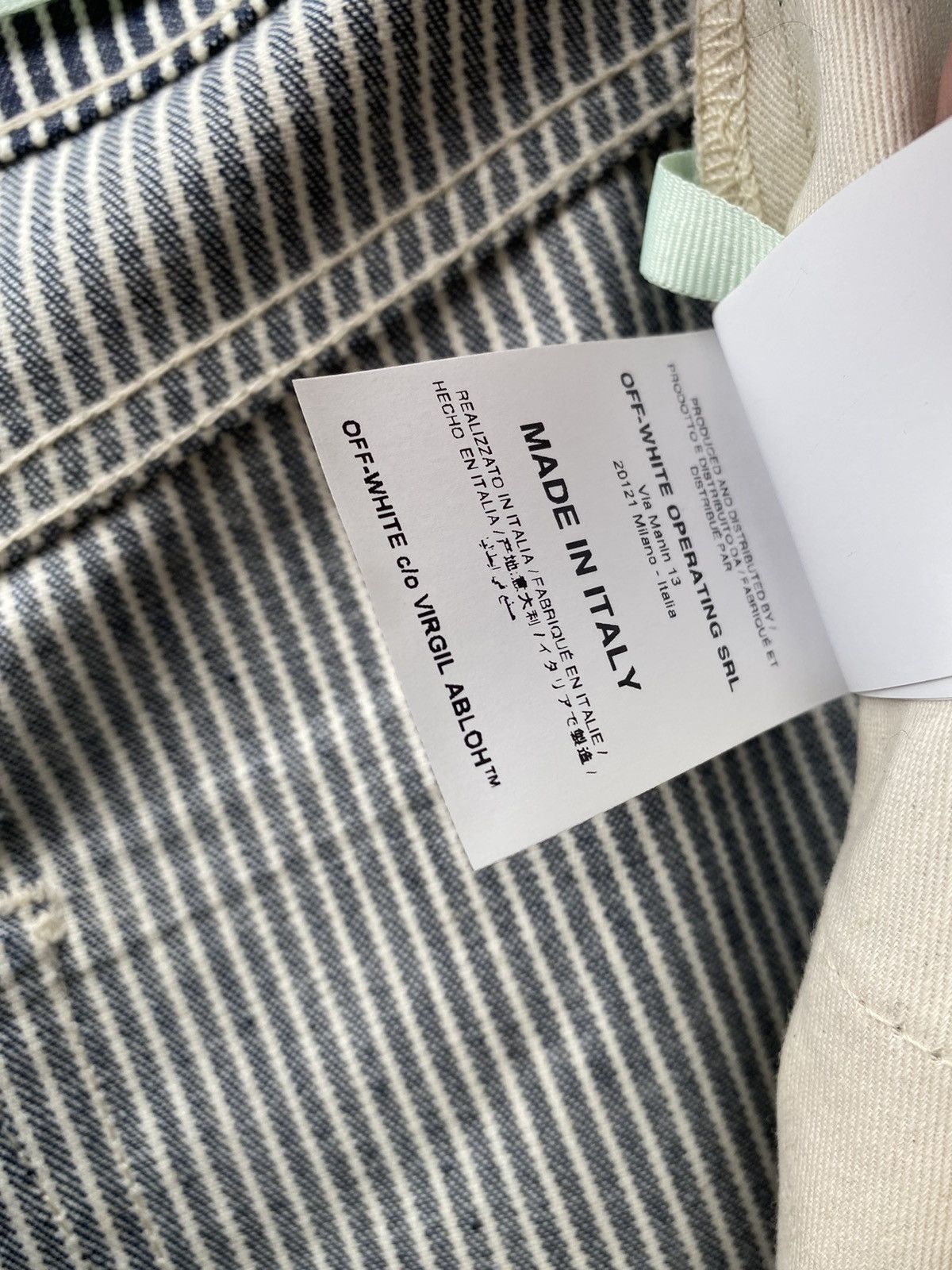 Off-White Off White Striped DENIM skirt Virgil Abloh size 44 Authentic Size 30" / US 8 / IT 44 - 13 Thumbnail