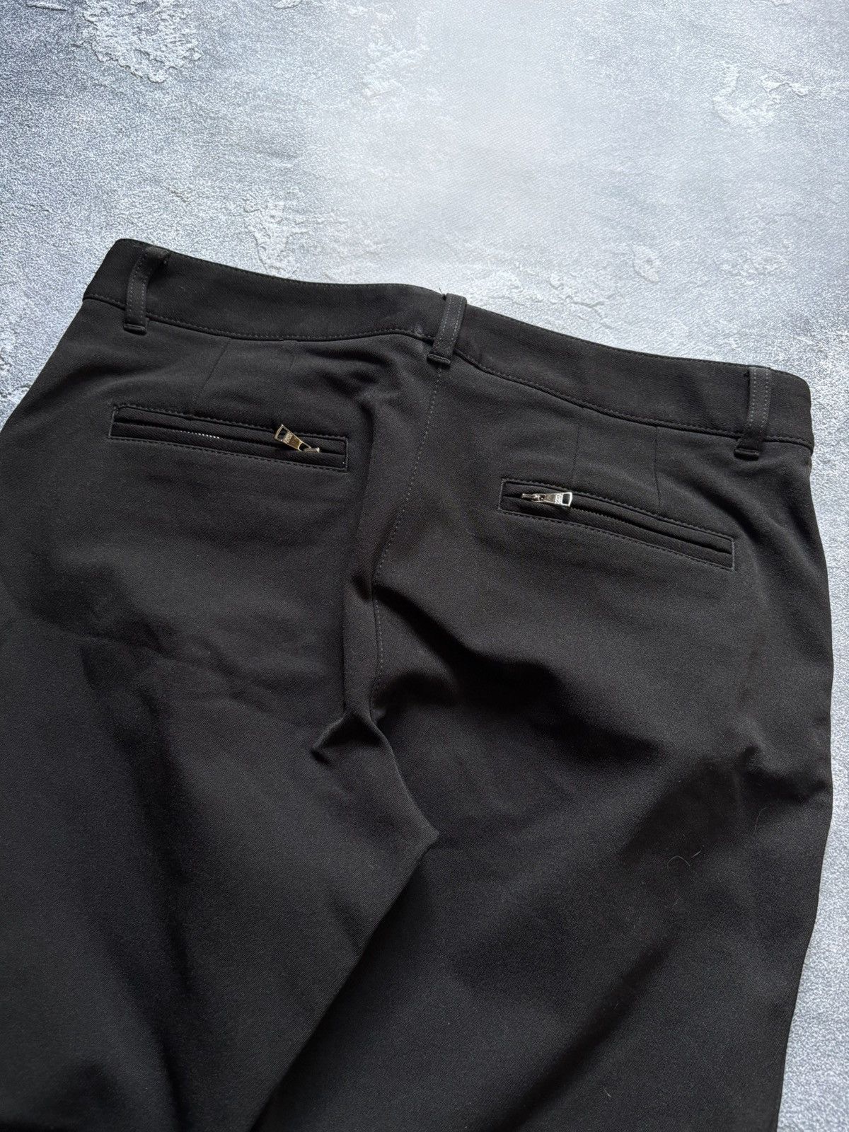 Dolce & Gabbana Vintage Dolce & Gabbana Women's Luxury Black Trousers Pants Size 28" / US 6 / IT 42 - 10 Thumbnail