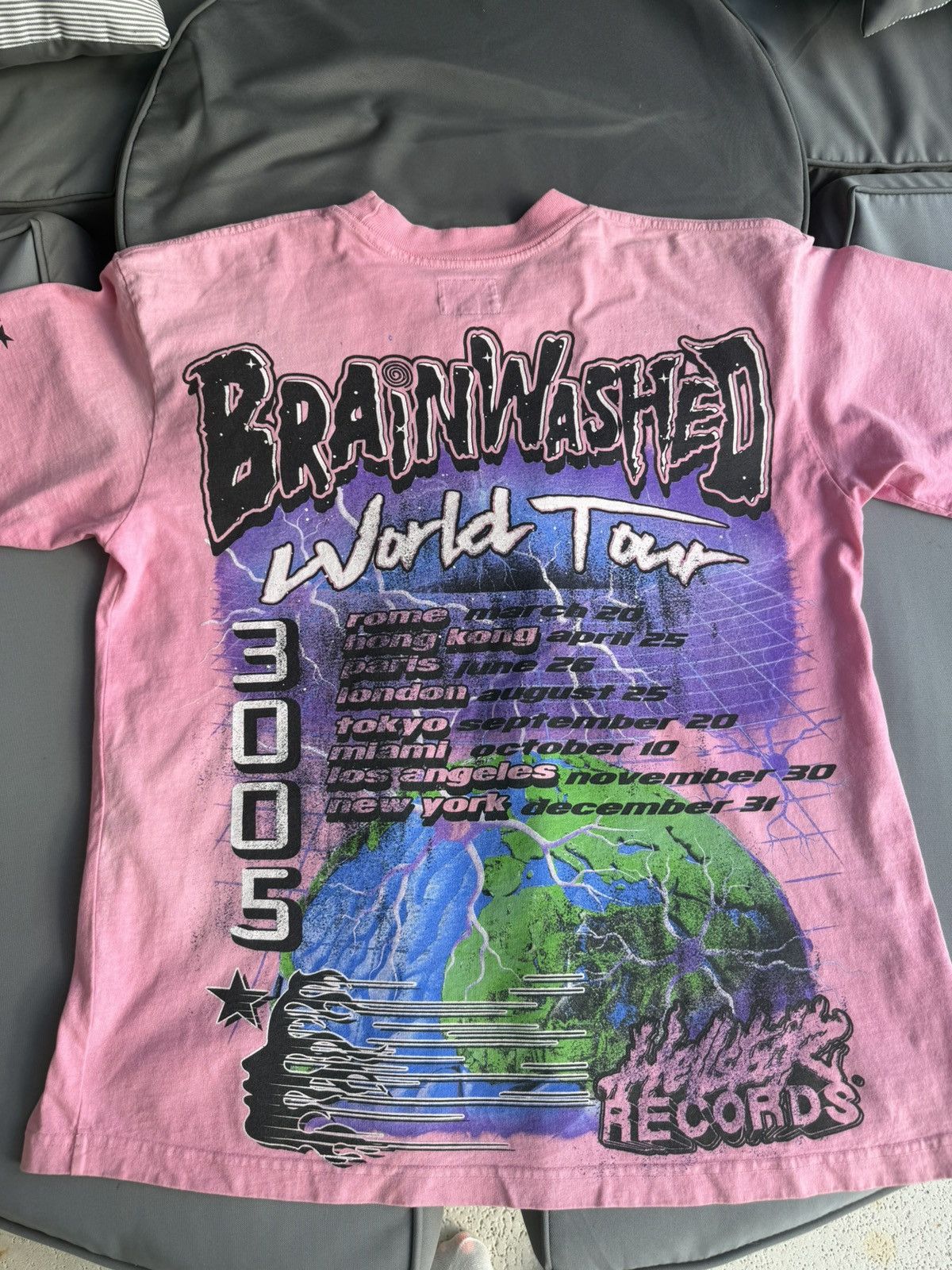 HELLSTAR Hellstar Brainwashed World Tour T Shirt Size US M / EU 48-50 / 2 - 5 Thumbnail