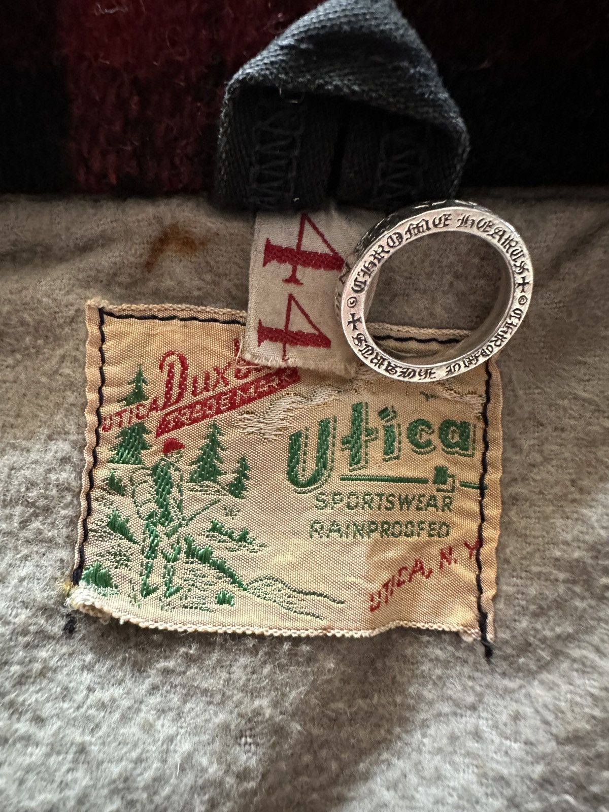 Vintage Vintage 40s Duxbak Utica Buffalo Plaid Wool Hunting Jacket Size US L / EU 52-54 / 3 - 3 Thumbnail