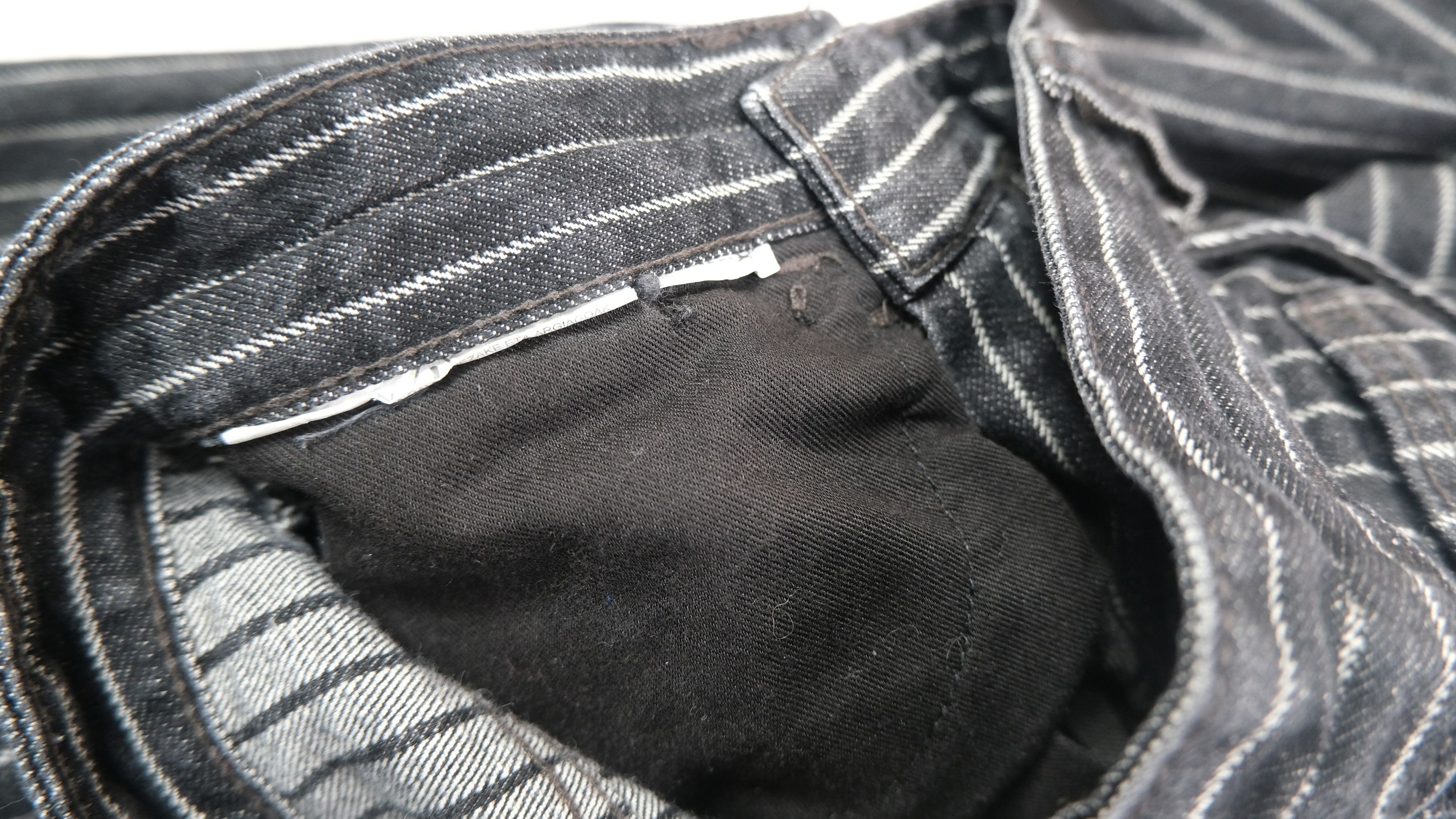 Zara Zara Women Striped Denim High Waisted Jeans Size 34 Size 26" / US 2 / IT 38 - 6 Thumbnail