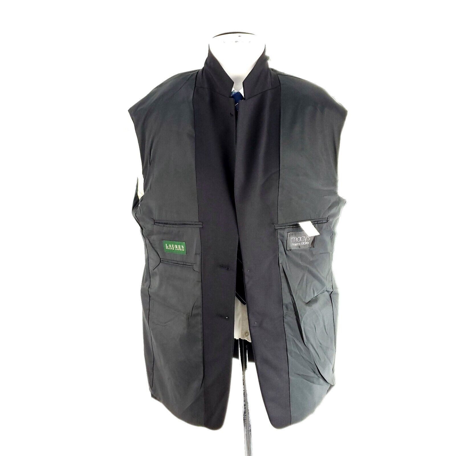 Lauren Ralph Lauren Lauren Ralph Lauren Wool 2 Button Blazer 42R Gray Size 42R - 10 Thumbnail
