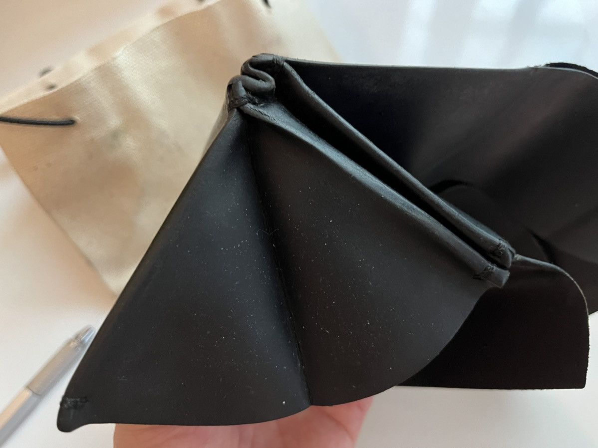 Ma+ MA+ large folded cow leather origami wallet Size ONE SIZE - 11 Thumbnail