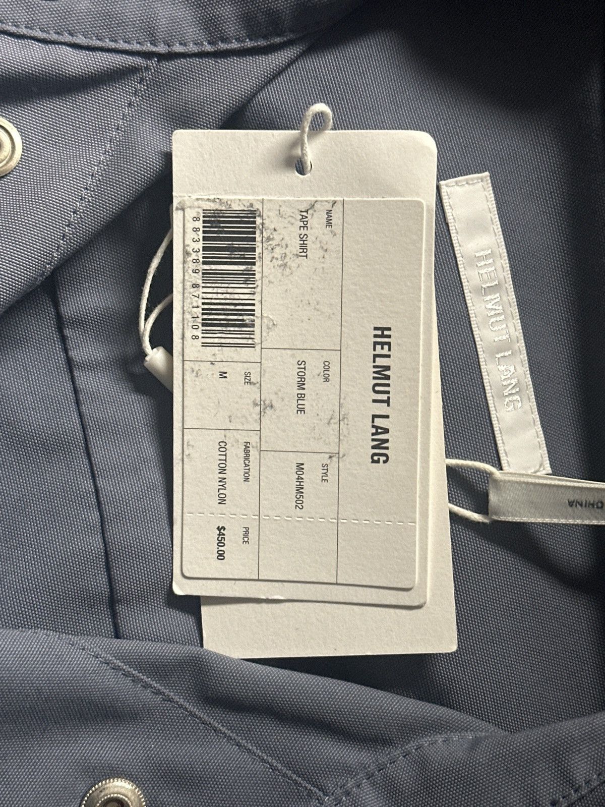Helmut Lang Helmut lang tape shirt Size US L / EU 52-54 / 3 - 4 Thumbnail