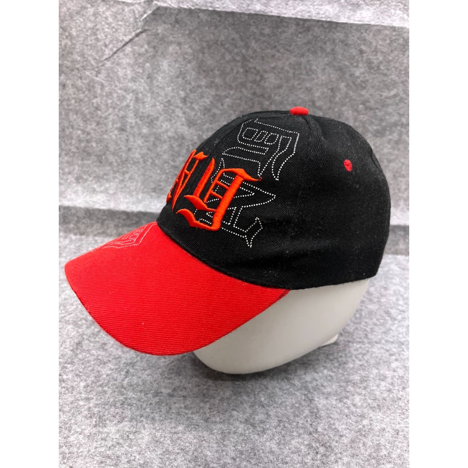 Vintage New York NY Hat Cap Adjustable One Size Black Red Cotton Blend Embroidered Baseball Cap Men Outdoor Casual Travel Mens Womens Boys Girls Size ONE SIZE - 4 Thumbnail