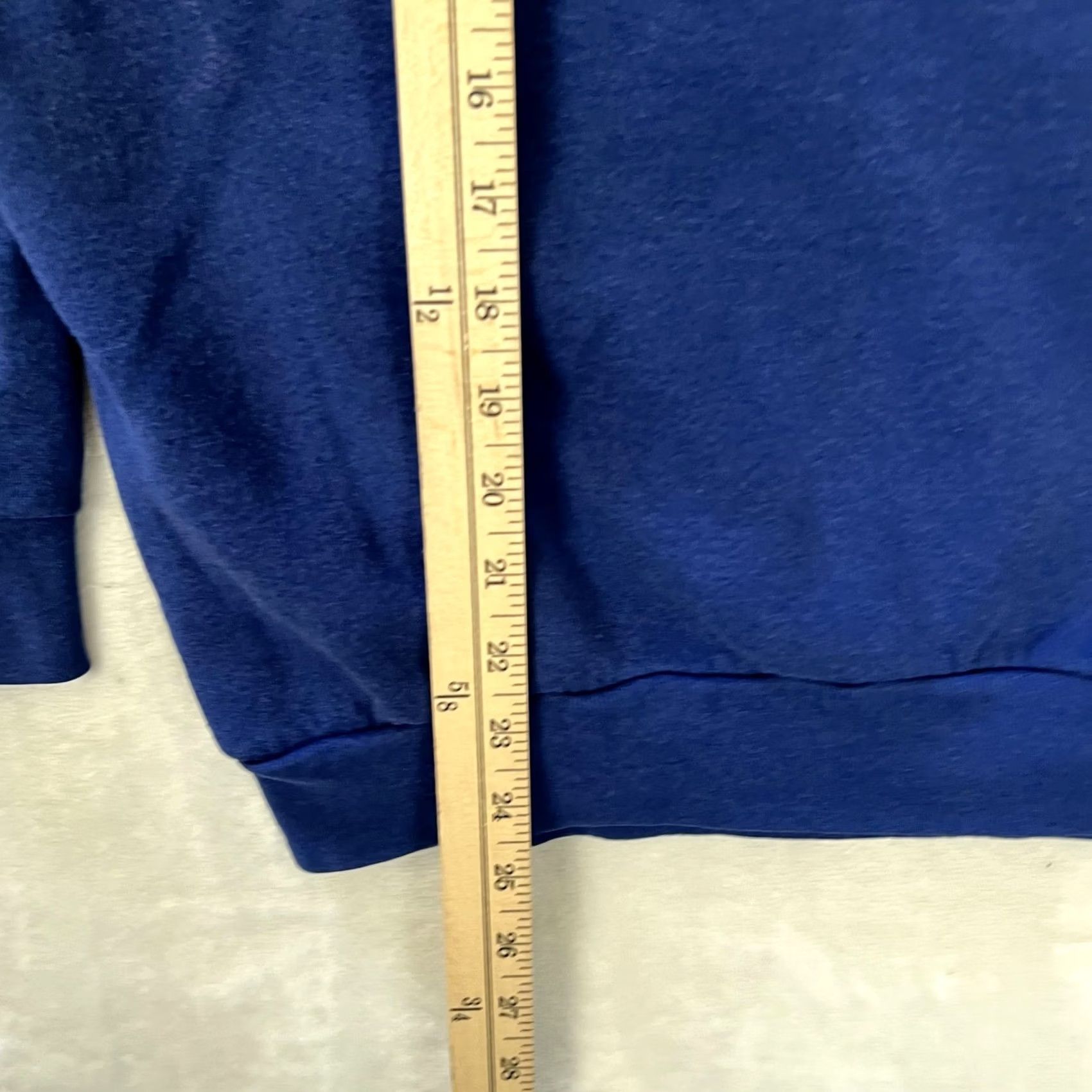 Fruit Of The Loom VINTAGE Fruit Of The Loom Raglan Sweatshirt Mens XL Blue Blank Fleece Crewneck Size US XL / EU 56 / 4 - 3 Thumbnail