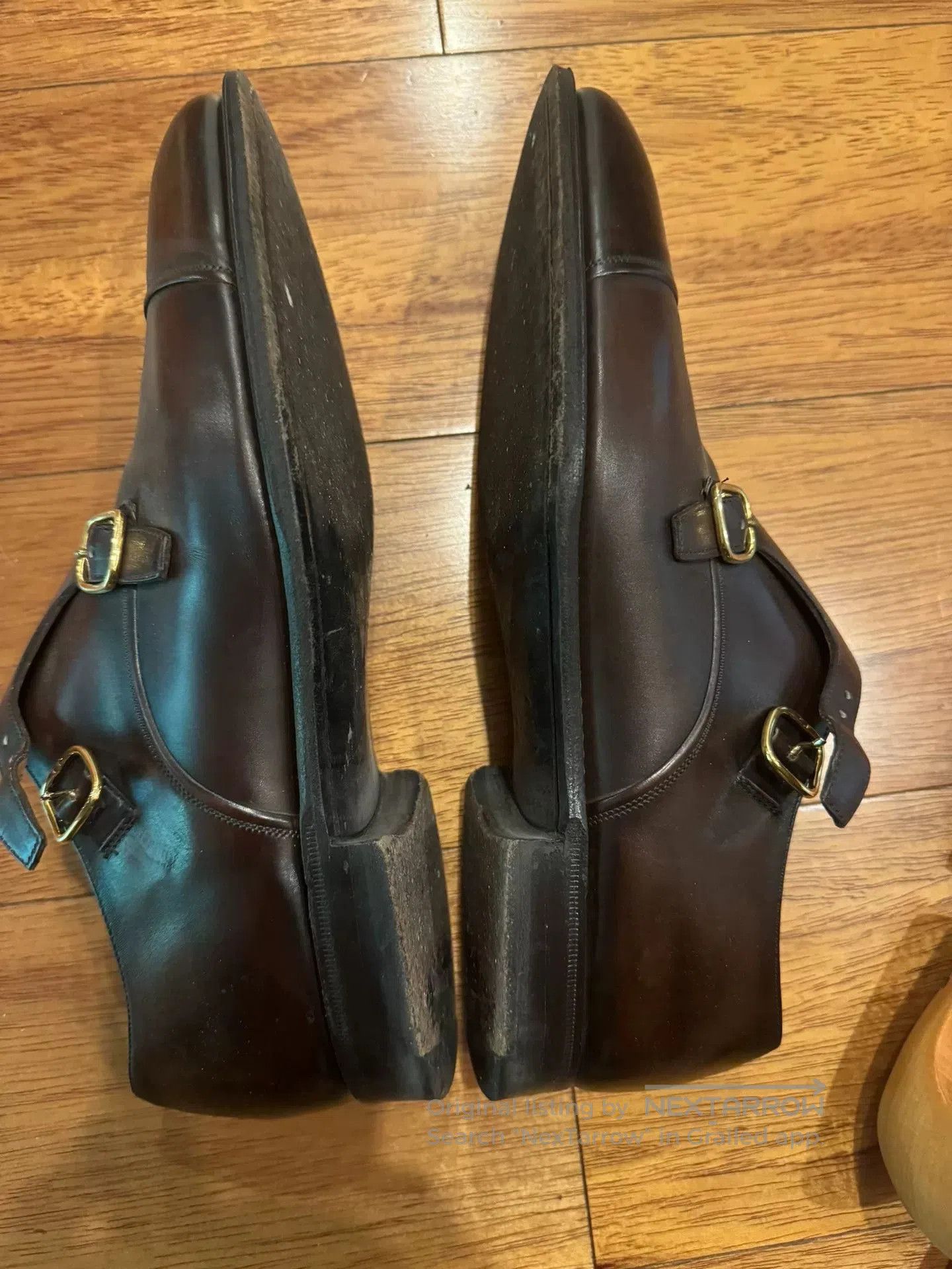 Church's Church's Monk Strap Shoes High-End Handmade. Size US 9 / EU 42 - 4 Thumbnail