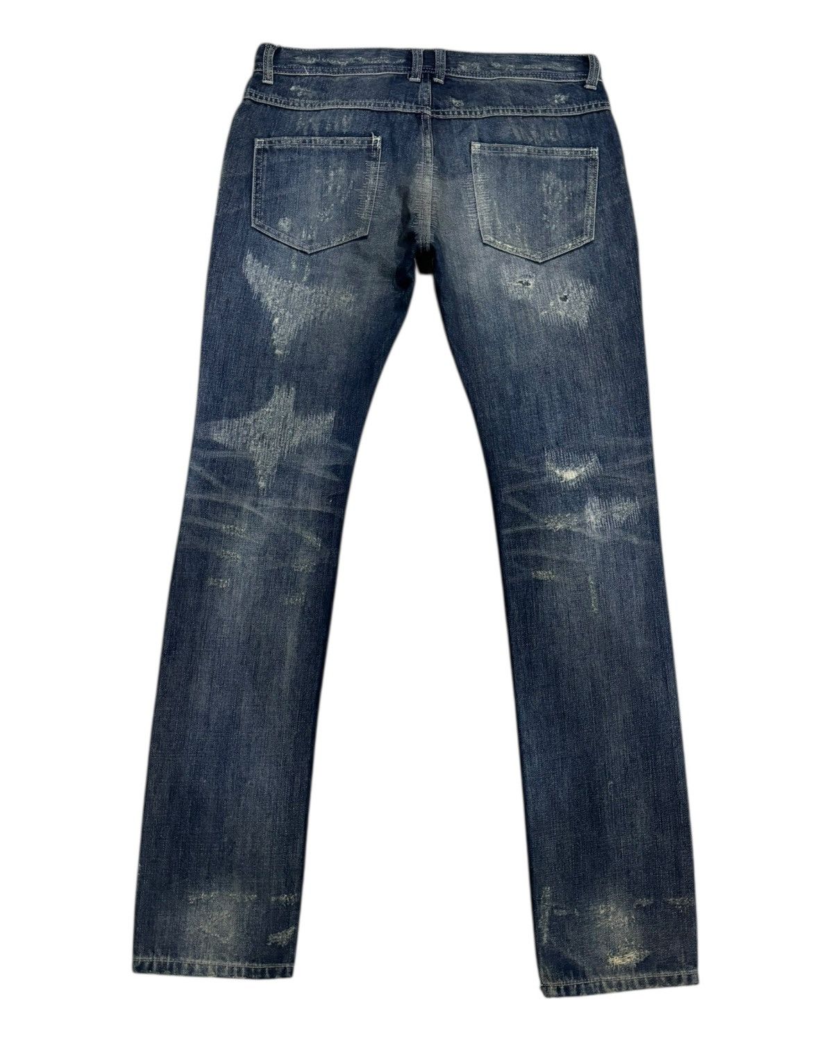 Japanese Brand × Undercover Distressed Denim Punk Glad News Japan Slim Fit Jeans Size US 33 - 10 Thumbnail