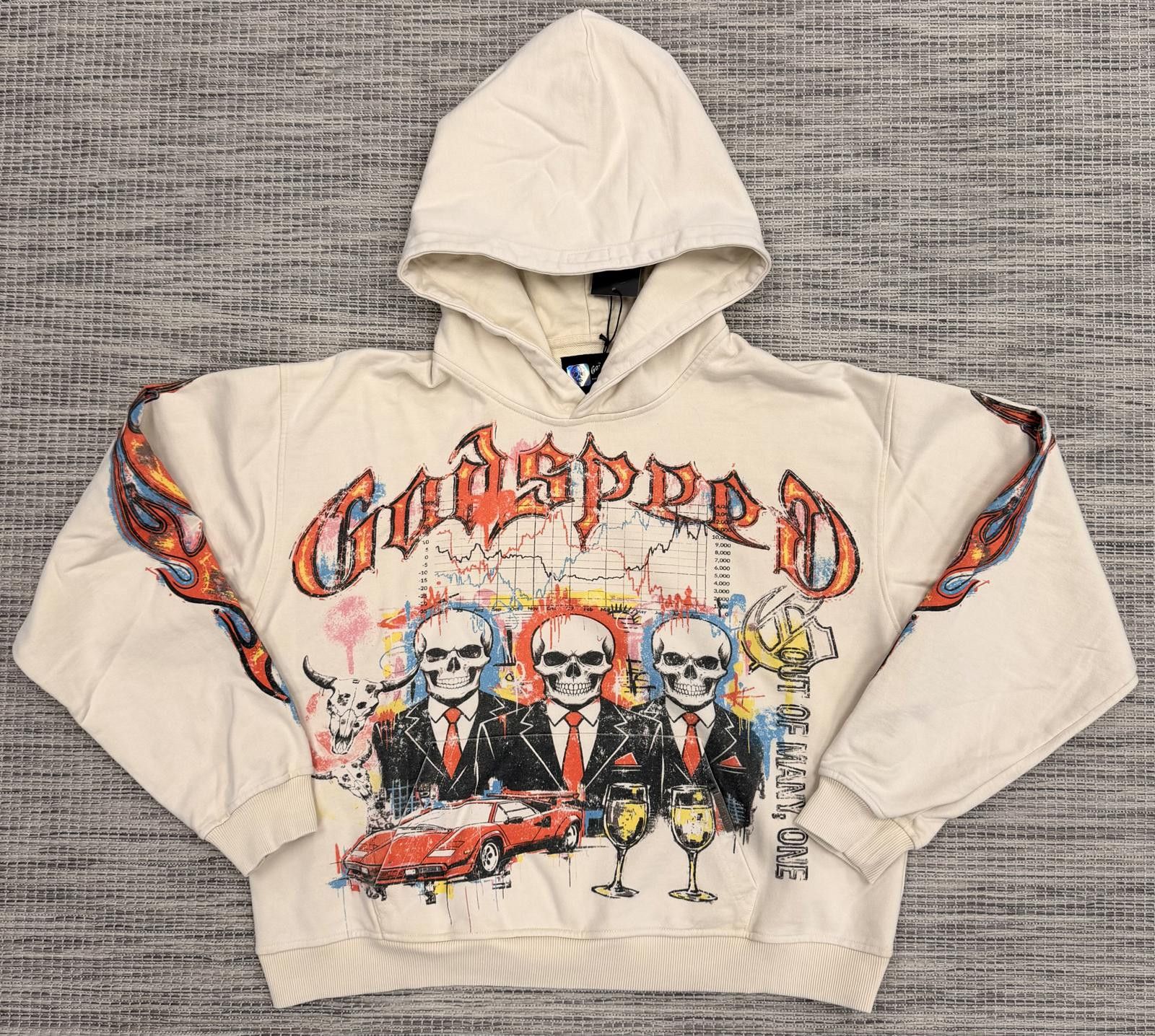 Godspeed Godspeed A.T.H Bone Hoodie Size US L / EU 52-54 / 3 - 1 Thumbnail