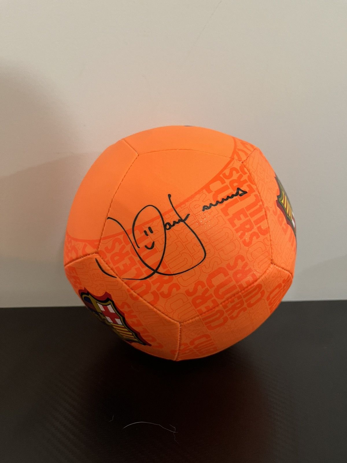 Nike Dani Alves signed FC Barcelona Soccer Ball Size ONE SIZE - 1 Thumbnail