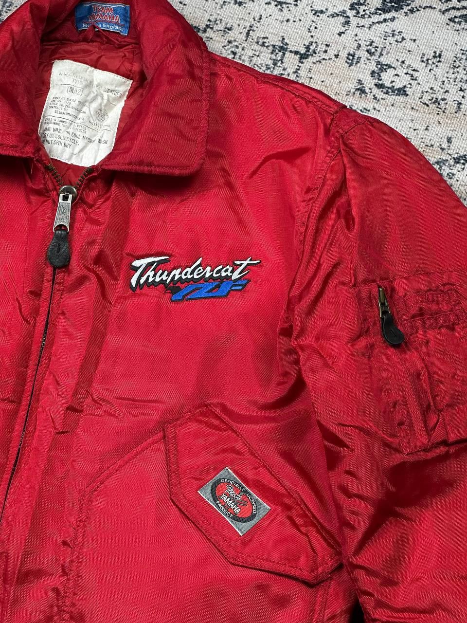Vintage Vintage YAMAHA RACING TEAM Jacket Bomber Size US XL / EU 56 / 4 - 5 Thumbnail