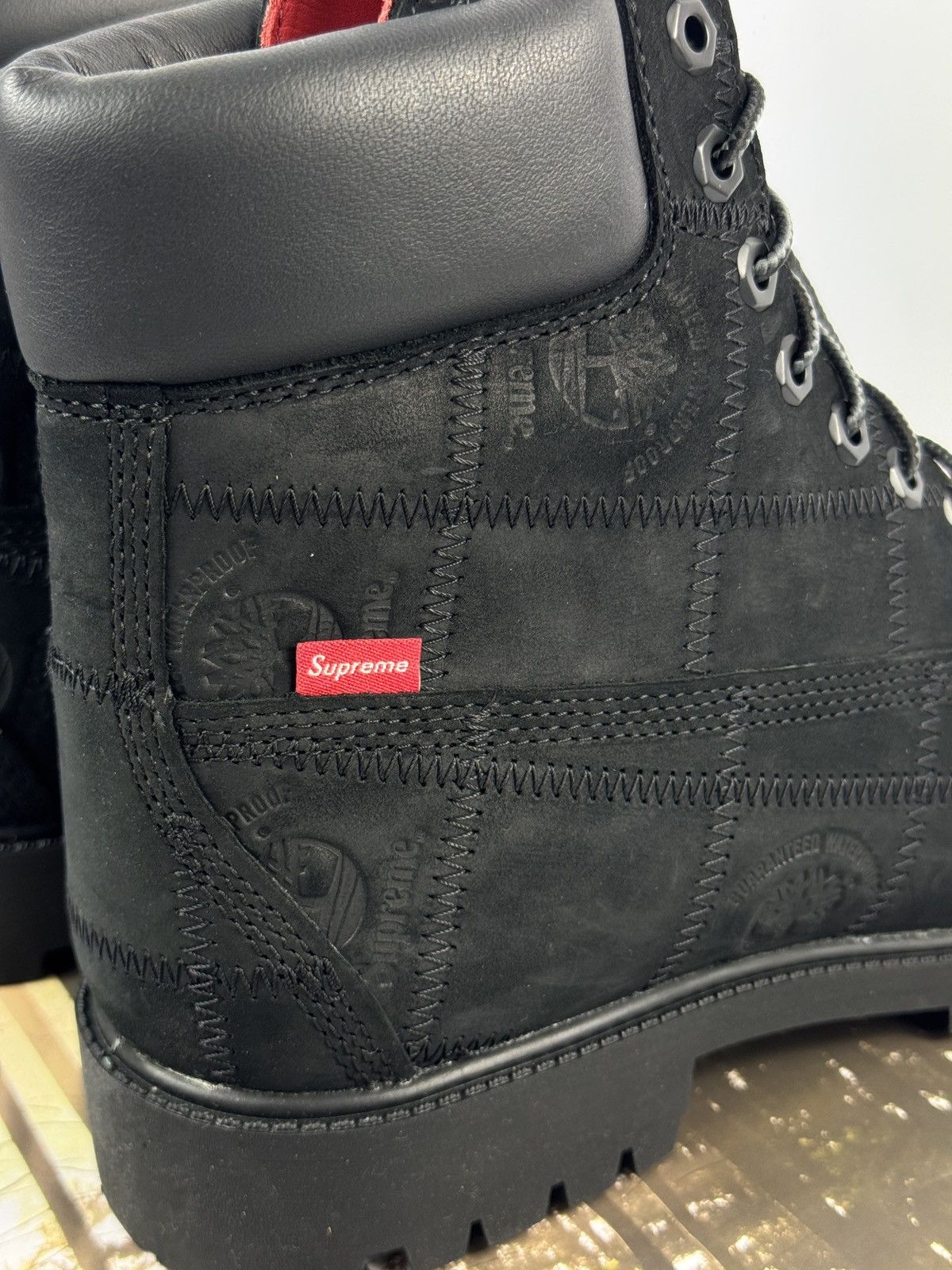 Timberland x SUPREME 6’’ PATCHWORK BOOTS Size US 9.5 / EU 42-43 - 5 Thumbnail
