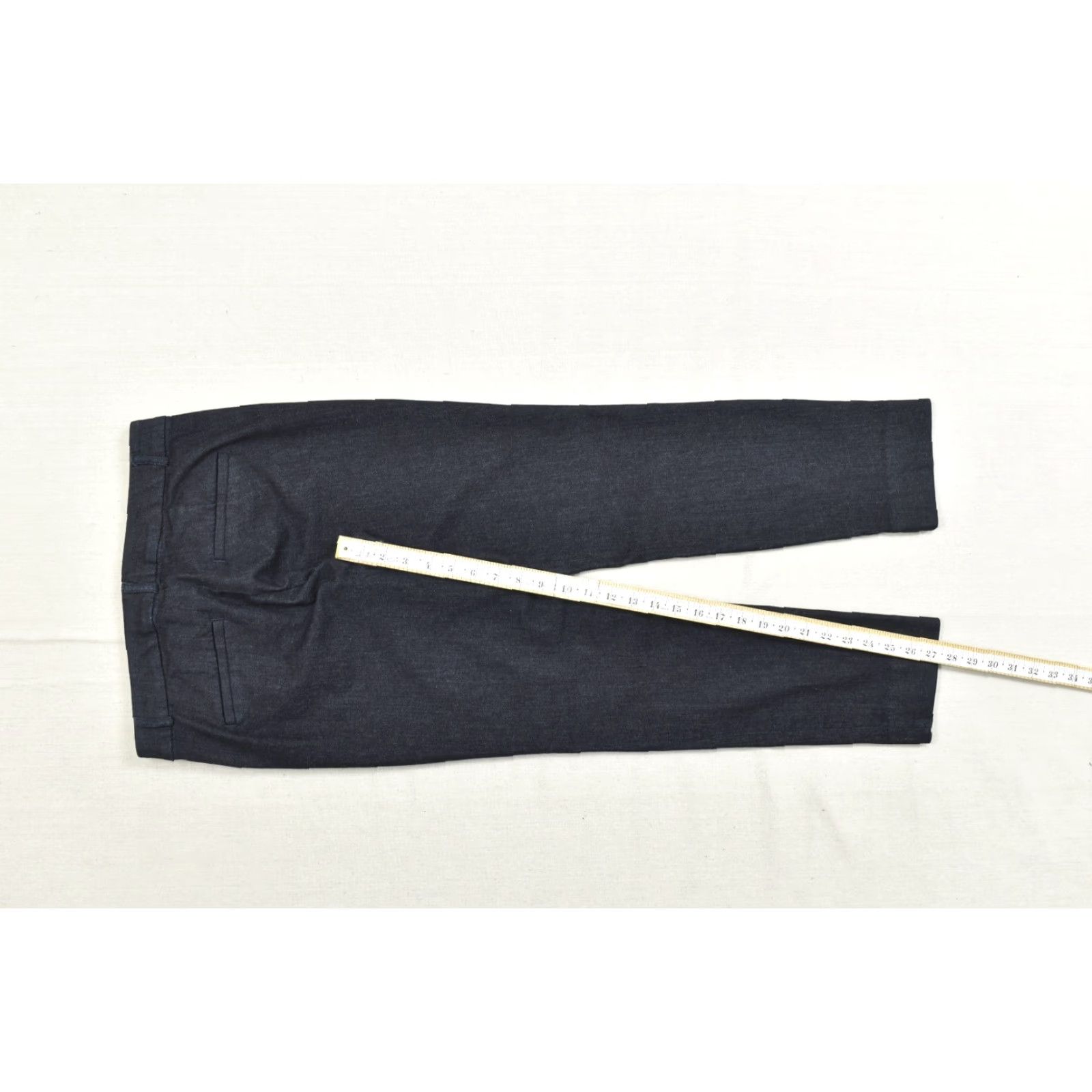 Banana Republic VINTAGE Banana Republic Sloan Skinny Fit Navy Blue Ankle Pants Women's Size 4 Stretch Co Size 27" / US 4 / IT 40 - 4 Thumbnail