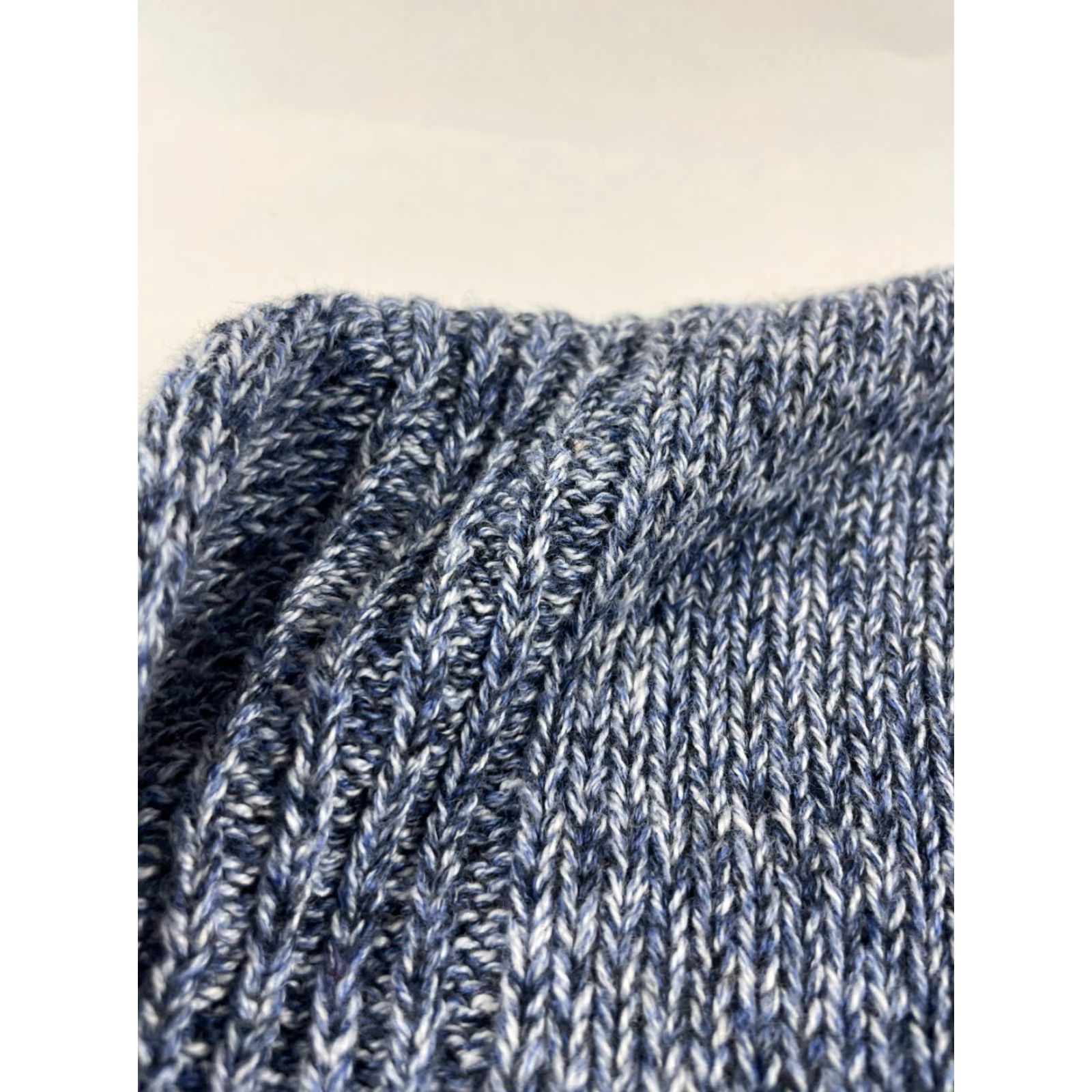 Vintage Bass Sweater Women’s Size M Navy Blue Pullover Cable Knit Fringe Front Details Size M / US 6-8 / IT 42-44 - 4 Thumbnail