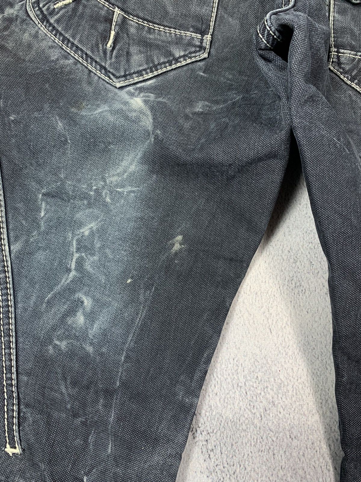 Japanese Brand Vintage Y2K Japanese faded denim jeans streetwear size 32x34 Size US 32 / EU 48 - 11 Thumbnail