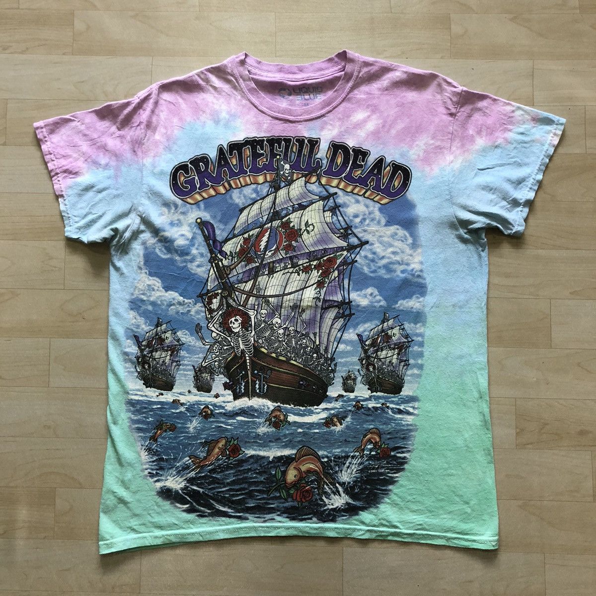 Grateful Dead Vintage 2001 Grateful Dead Ship of Fools Tie Dye Tee Size US M / EU 48-50 / 2 - 1 Thumbnail