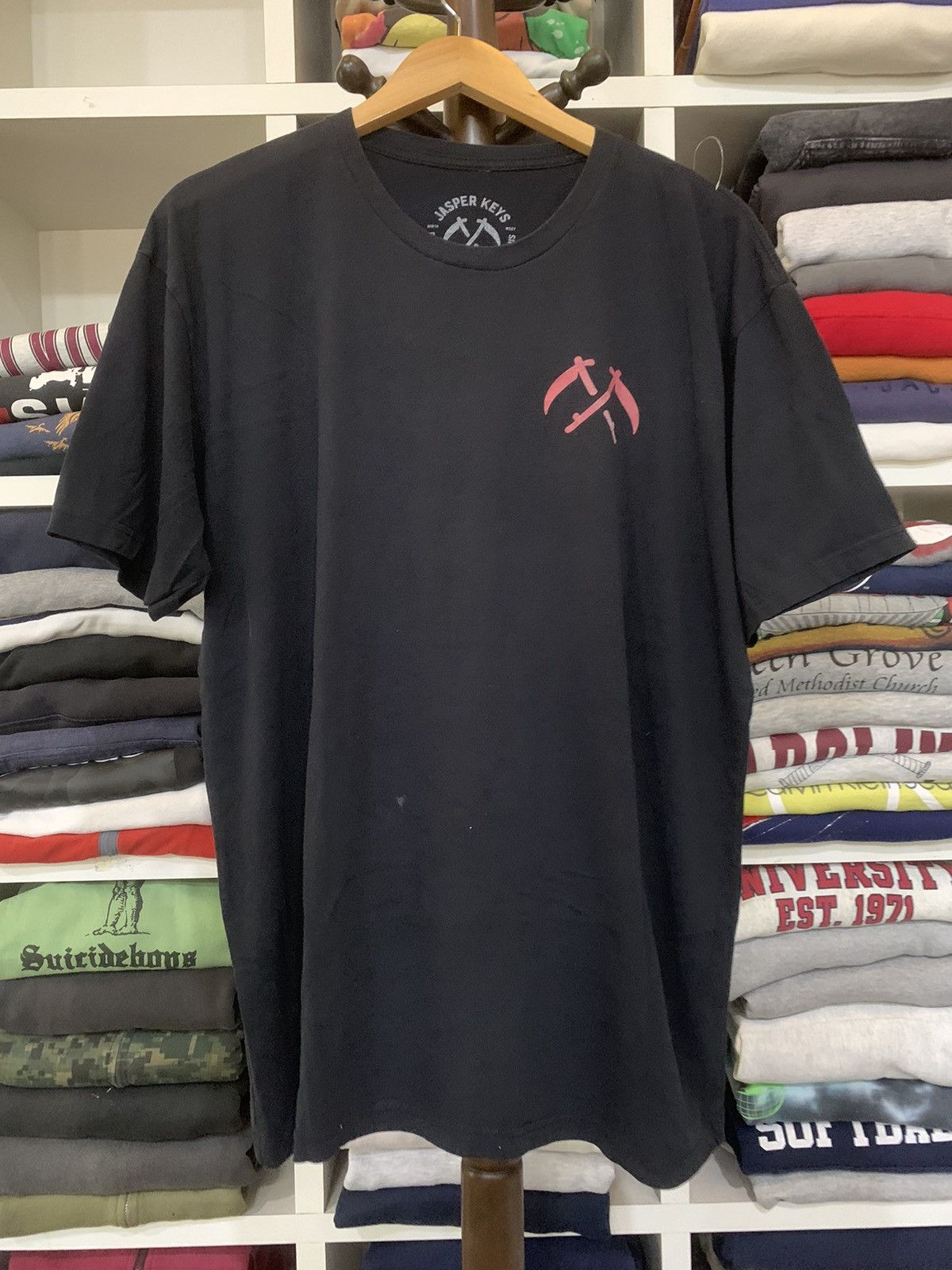 Vintage Vintage Jasper Keys Tee Size US XL / EU 56 / 4 - 2 Thumbnail