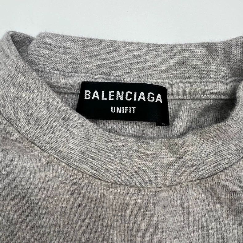 Balenciaga Balenciaga Gray front and back letters logo delete line ta Size US S / EU 44-46 / 1 - 3 Thumbnail