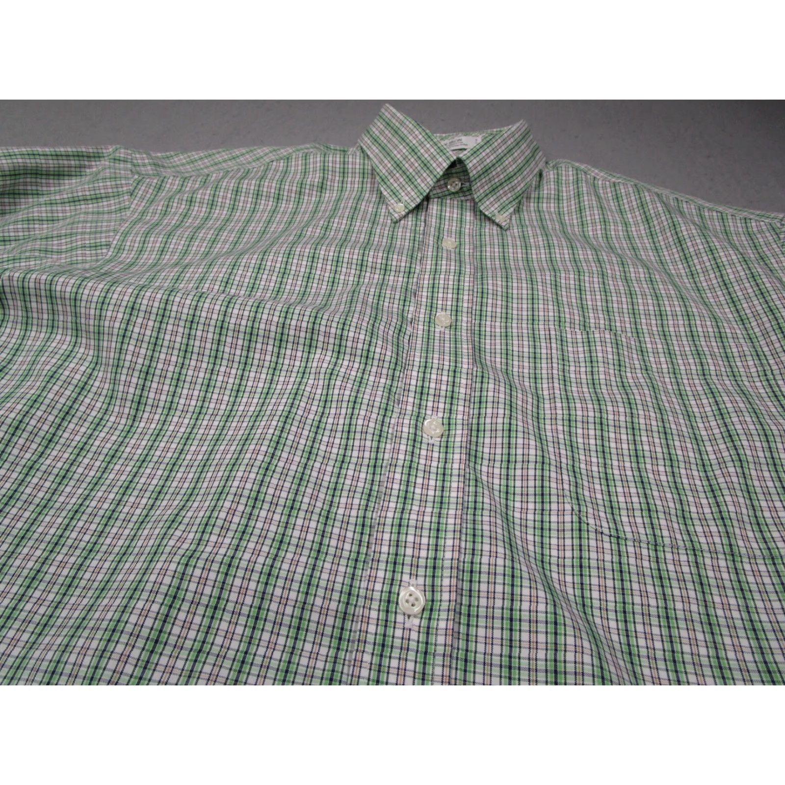 Enro VINTAGE ENRO Men's Green Plaid Button-Up Shirt Size US L / EU 52-54 / 3 - 2 Thumbnail