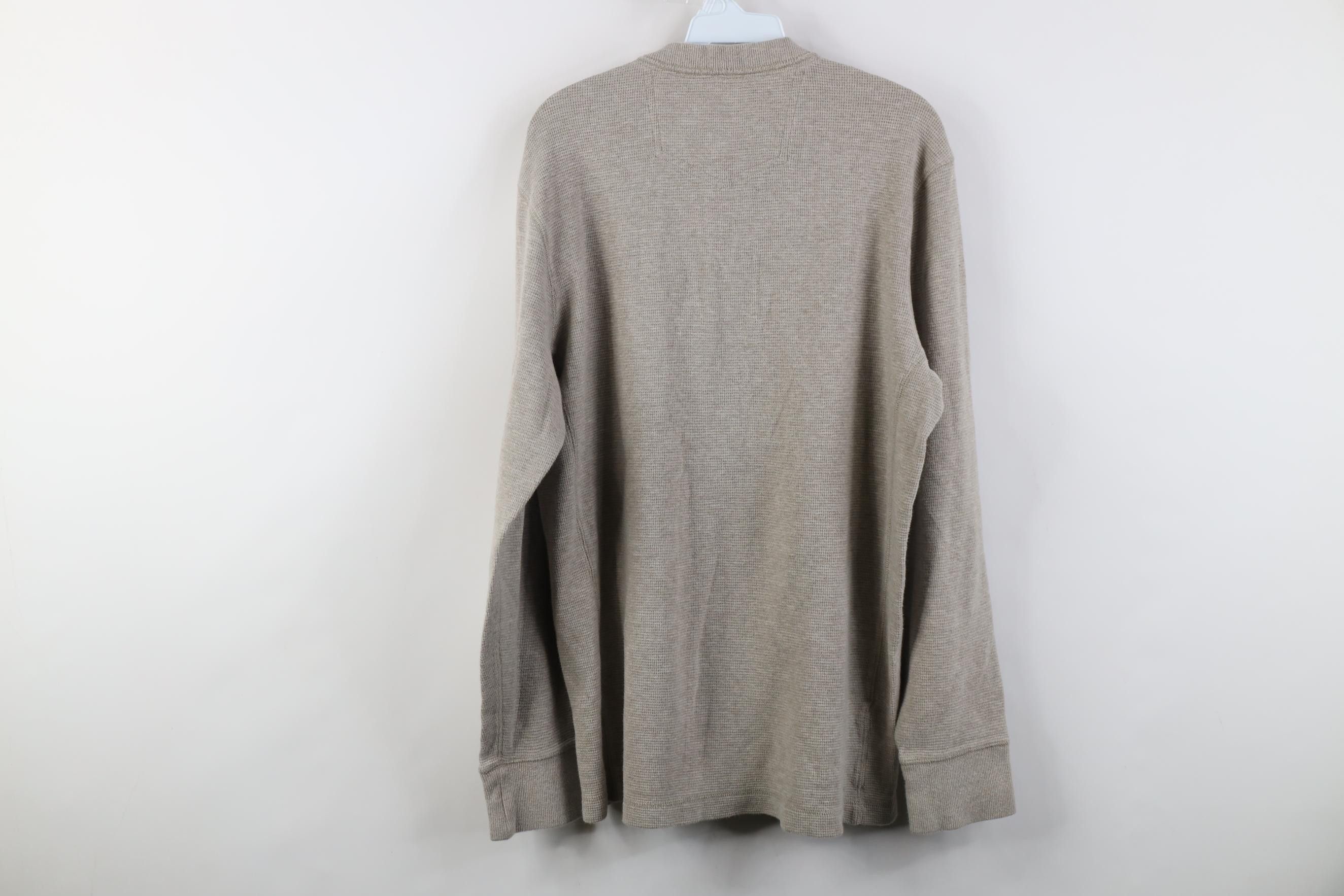 Eddie Bauer Vintage Eddie Bauer Waffle Knit long Sleeve Henley T-Shirt Size US L / EU 52-54 / 3 - 9 Thumbnail