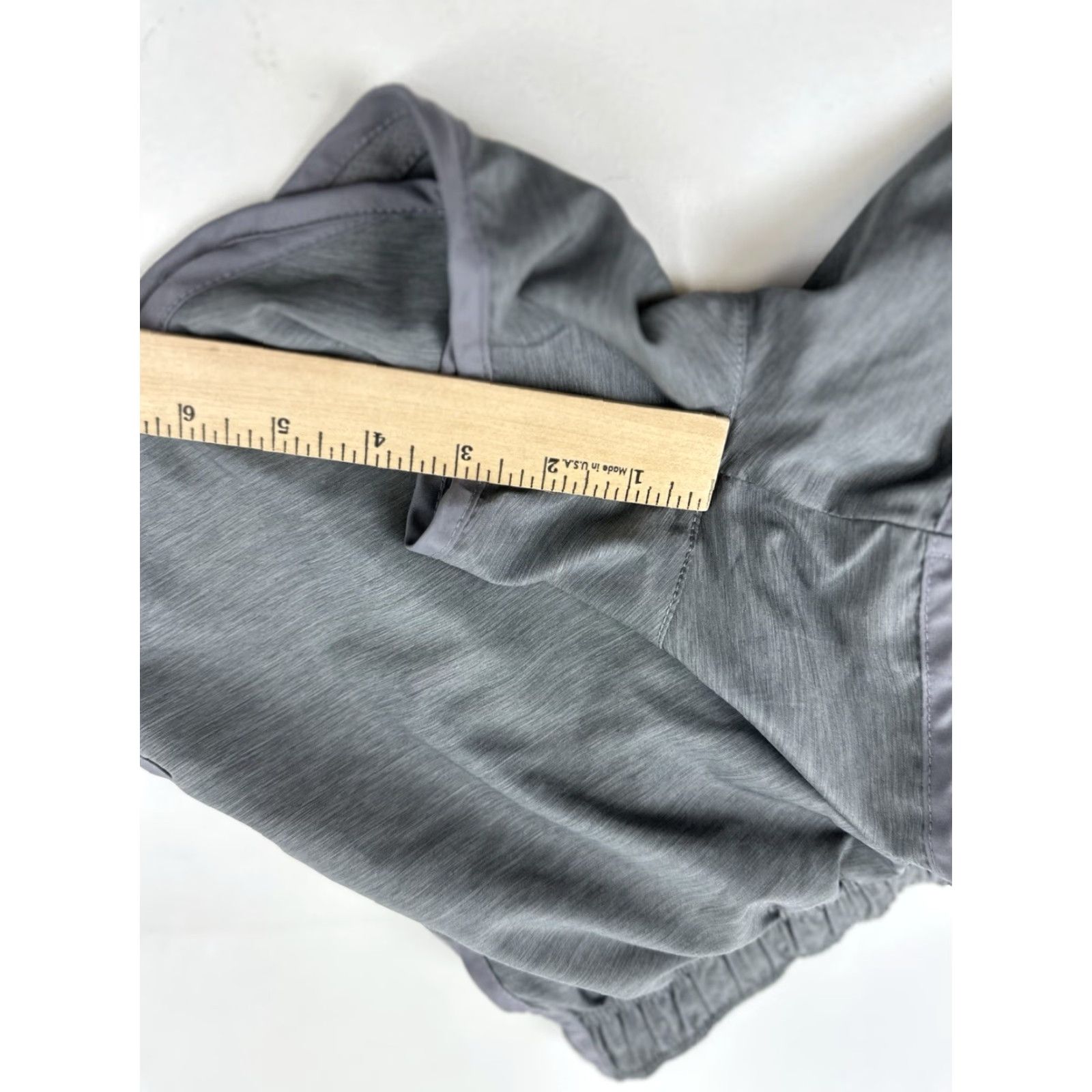 Nike Nike Shorts M Medium Grey Tempo Running Lined Brief Women’s Size 32" / US 10 / IT 46 - 7 Thumbnail