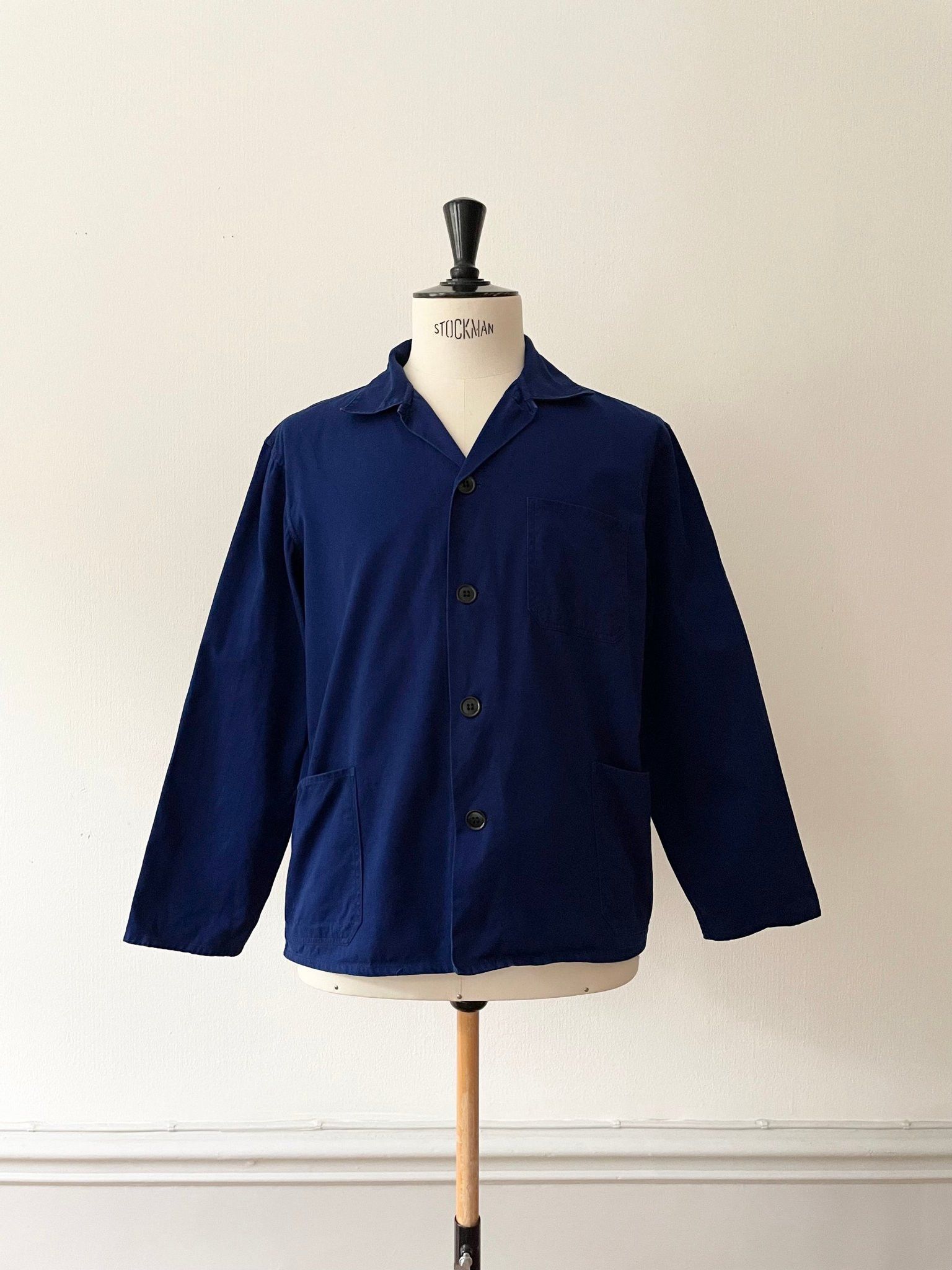 Vintage 1960's Blue Chore Jacket - Medium Size US M / EU 48-50 / 2 - 1 Thumbnail