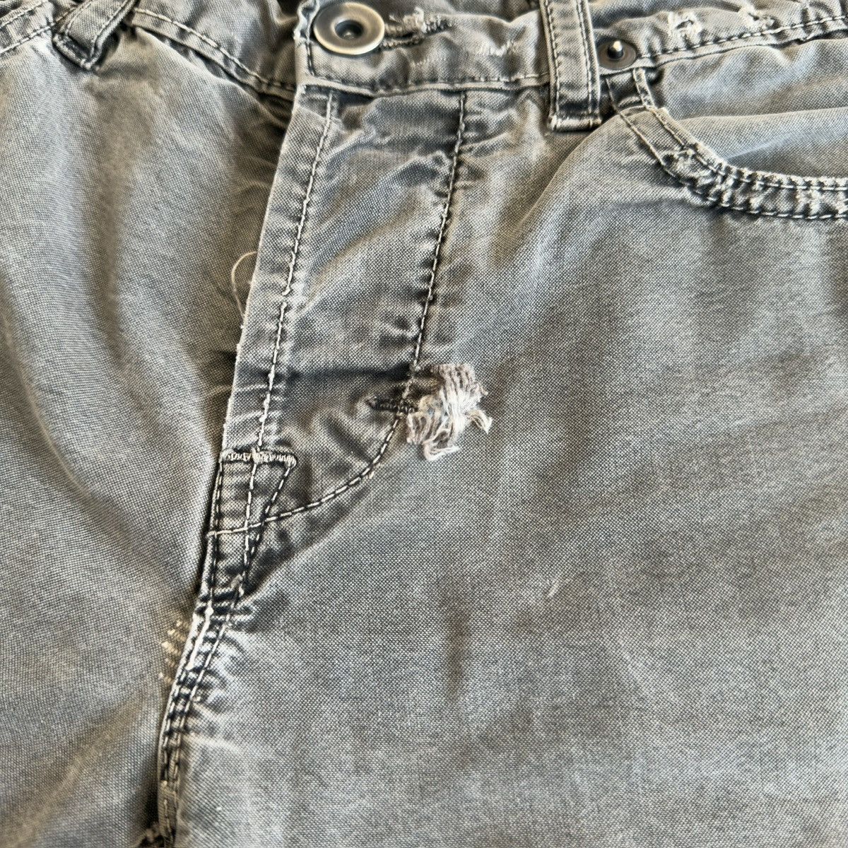 Rick Owens Drkshdw SS2006 "Tungsten" Dark Shadow Thin Denim Jeans Size US 28 / EU 44 - 12 Thumbnail