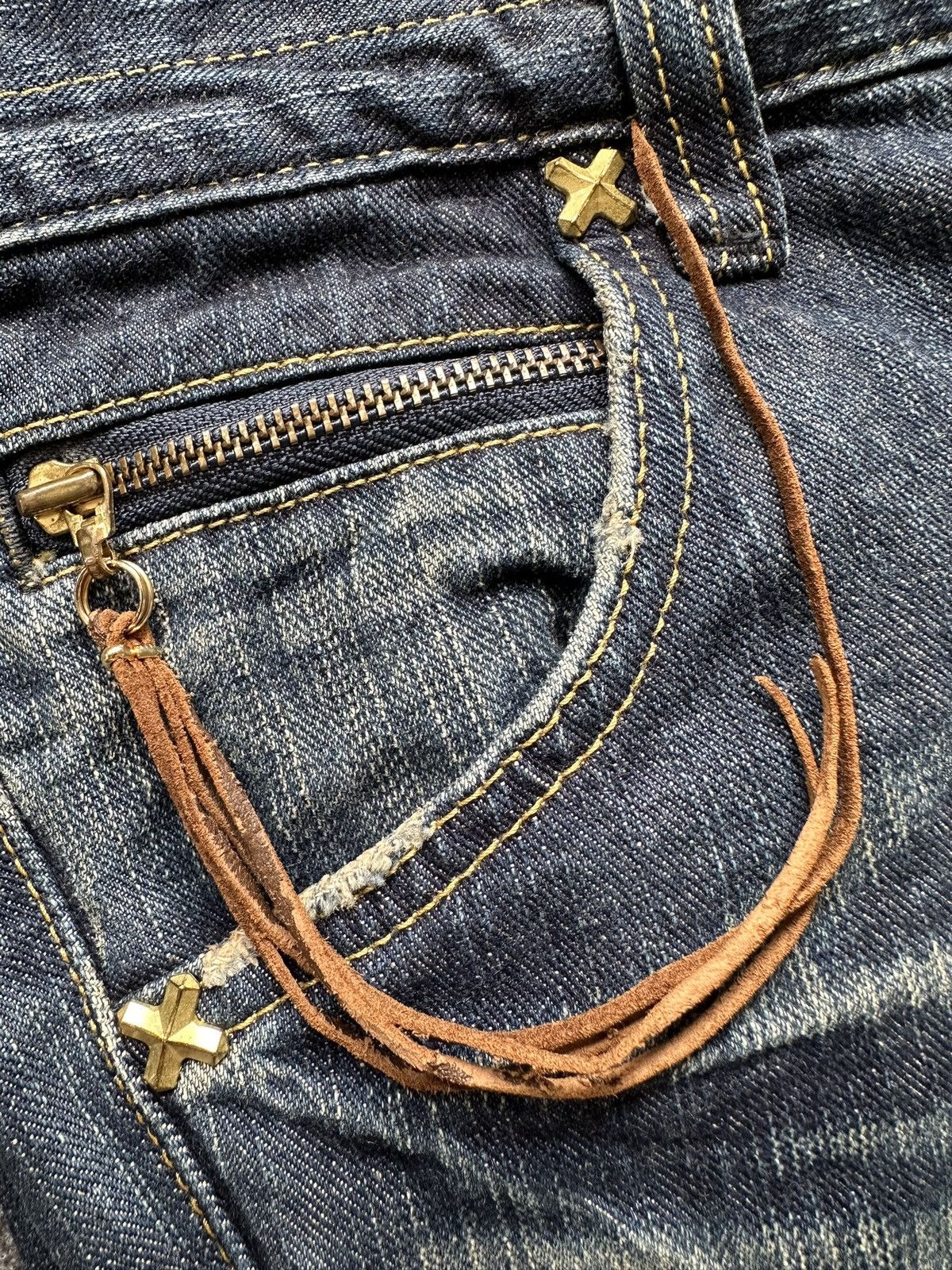 If Six Was Nine Archive Lee Japan ethnic fashion flared jean Size US 32 / EU 48 - 12 Thumbnail