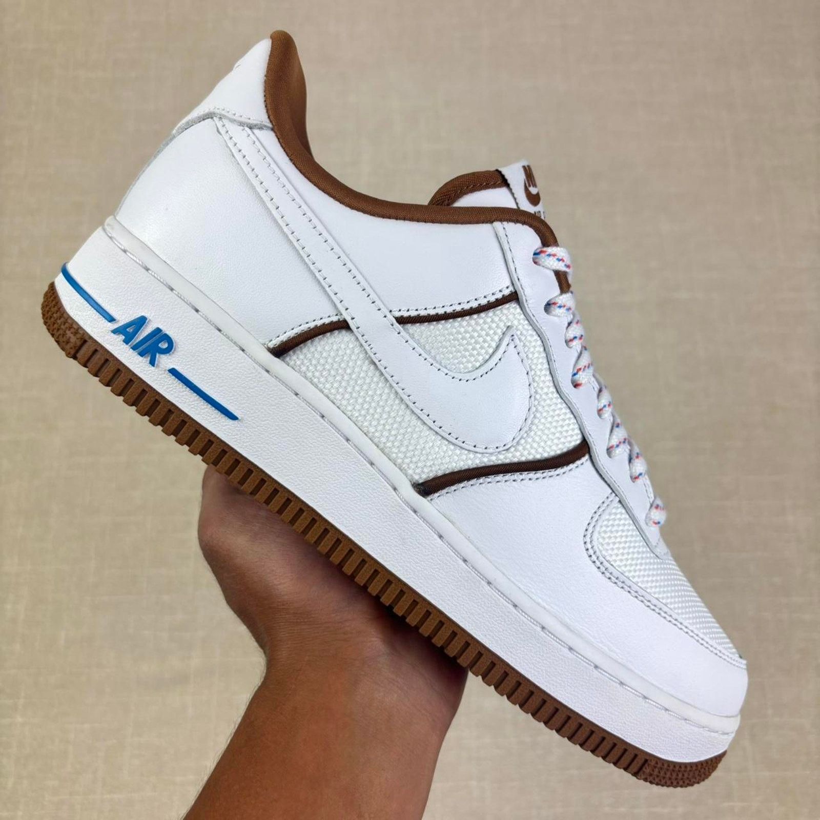 Nike 2024 Nike Air Force 1 Low '07 “White Light British Tan” 9M Size US 9 / EU 42 - 1 Thumbnail