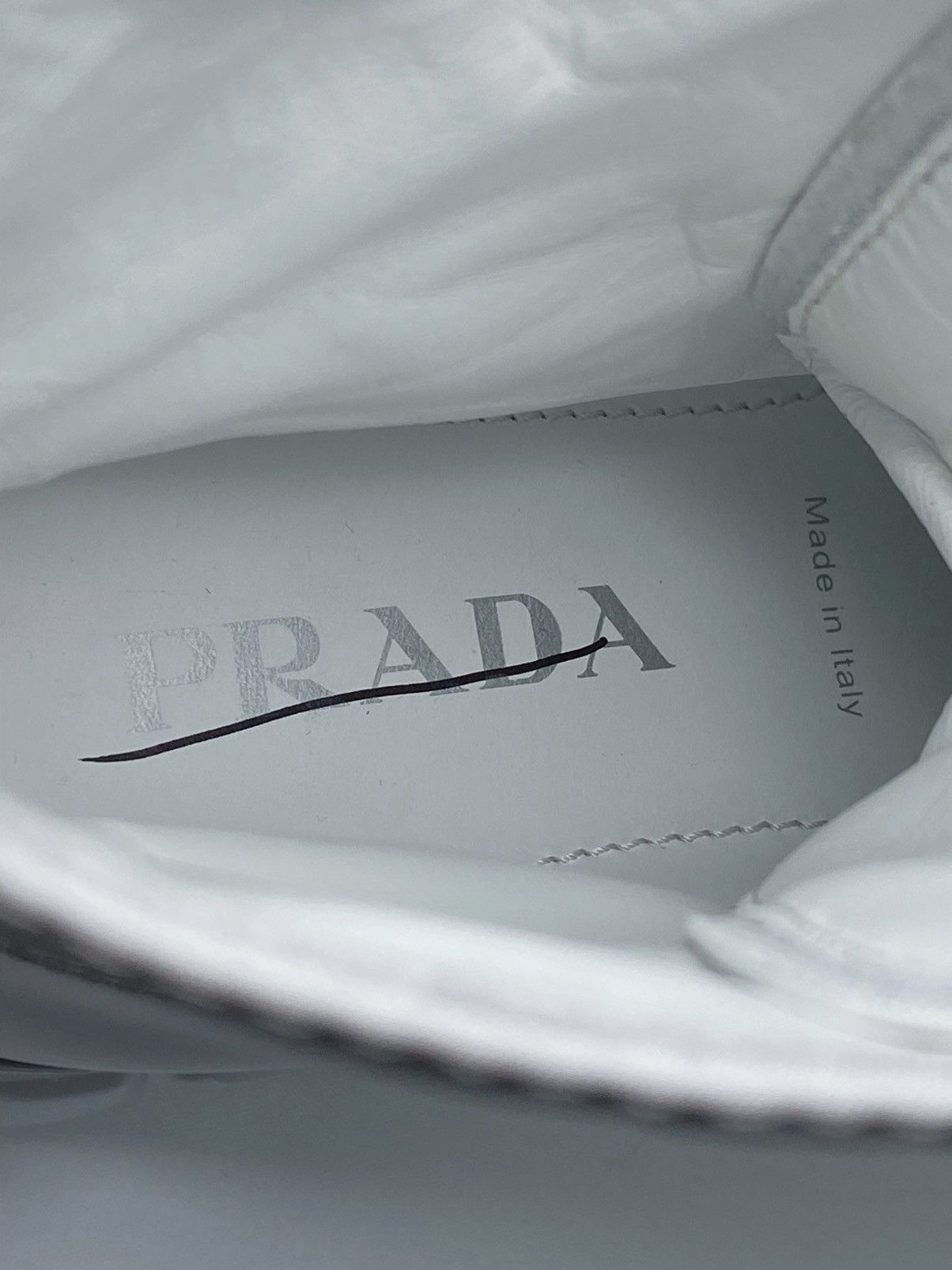 Prada Prada Monolith Leather & Nylon Lug Sole Combat boots size 40 Size US 10 / IT 40 - 10 Thumbnail