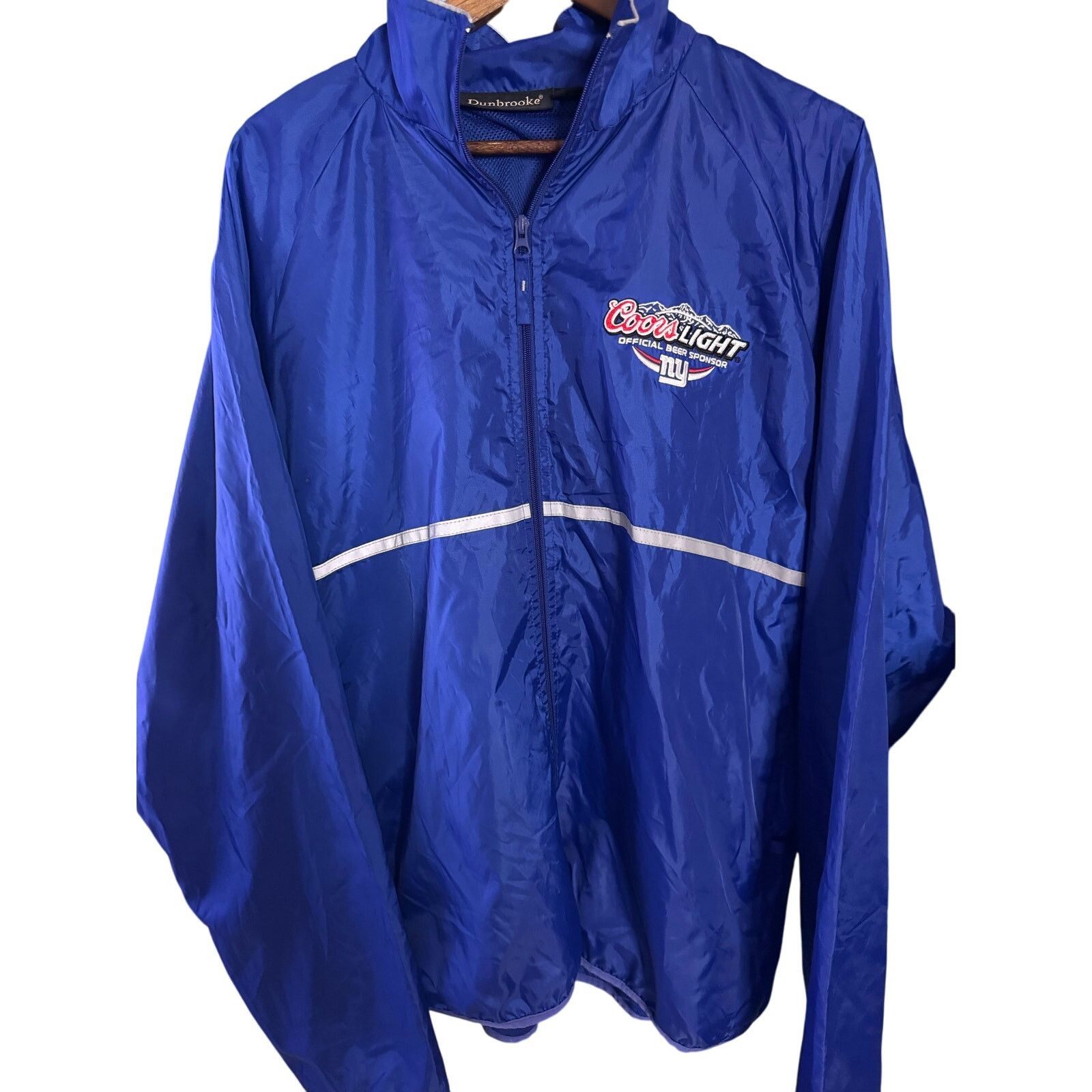Dunbrooke Vintage New York Giants/Coors Windbreaker Size US XL / EU 56 / 4 - 1 Thumbnail