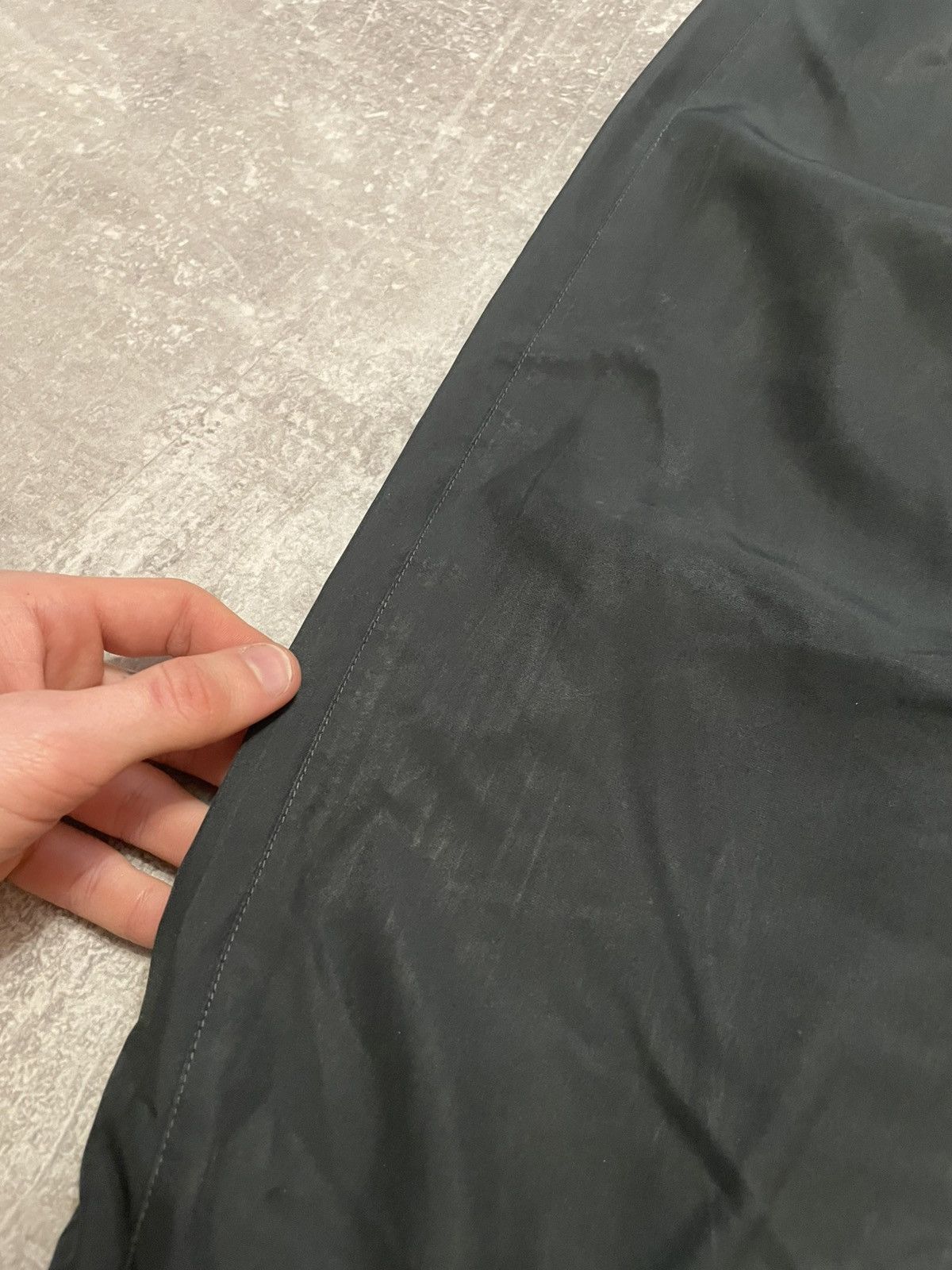 Nike × Vintage Vintage Nike Nylon Black Pants Drill Size L Size US 34 / EU 50 - 3 Thumbnail