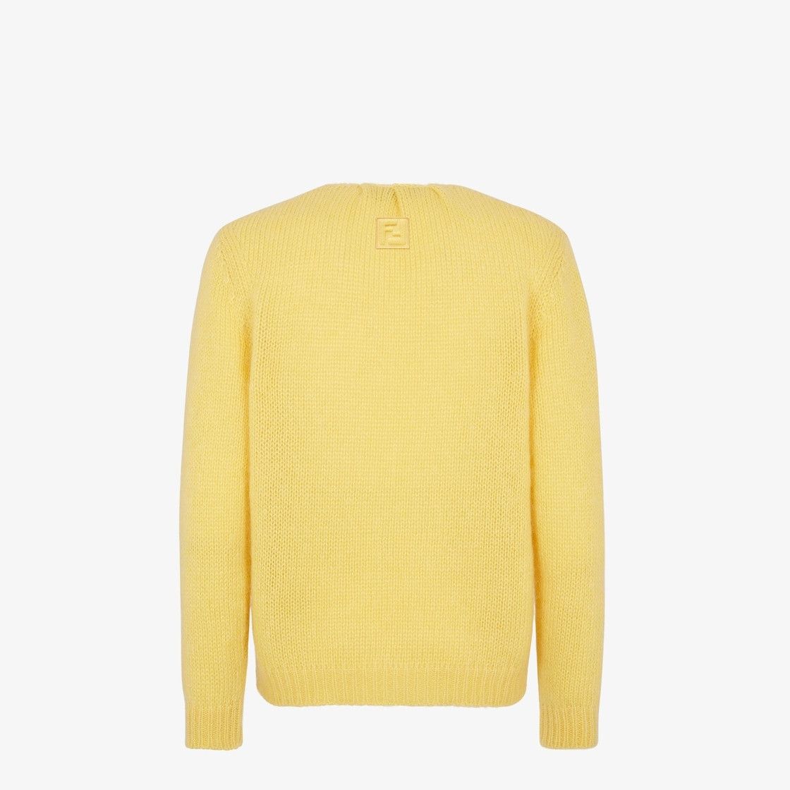 Fendi o1s1wg110925 Jumper in Yellow Size US M / EU 48-50 / 2 - 2 Thumbnail