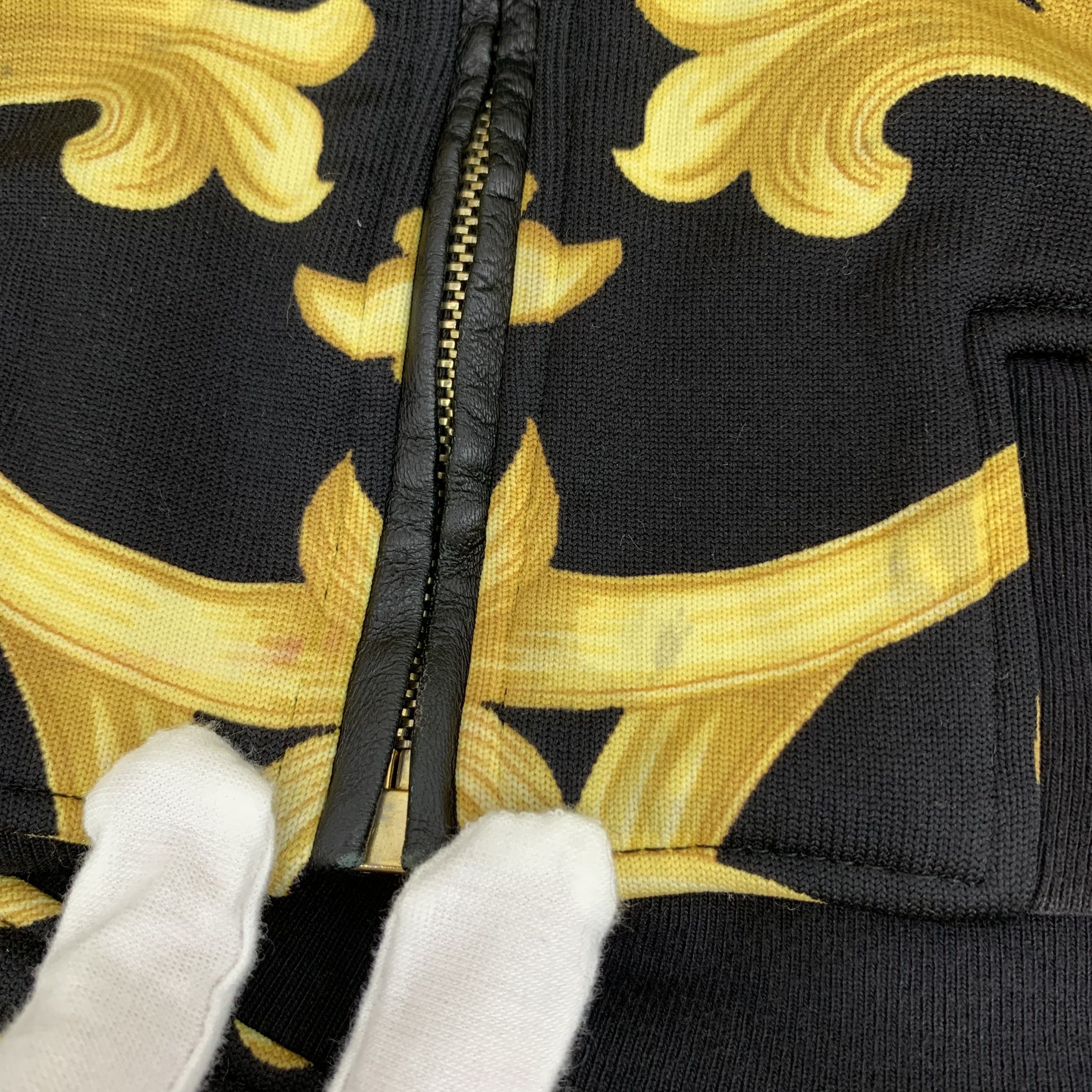 Versace Versace Floral Print Hoodie Jacket Black (M) Size US M / EU 48-50 / 2 - 6 Thumbnail