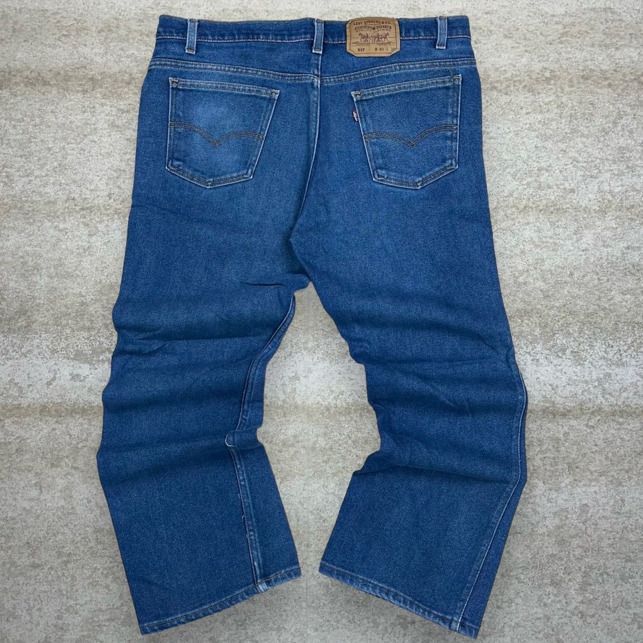 Levi's Vintage 90s Levis 517 Jeans 40x30 Bootcut Flared Dark Wash Size US 40 / EU 56 - 1 Thumbnail